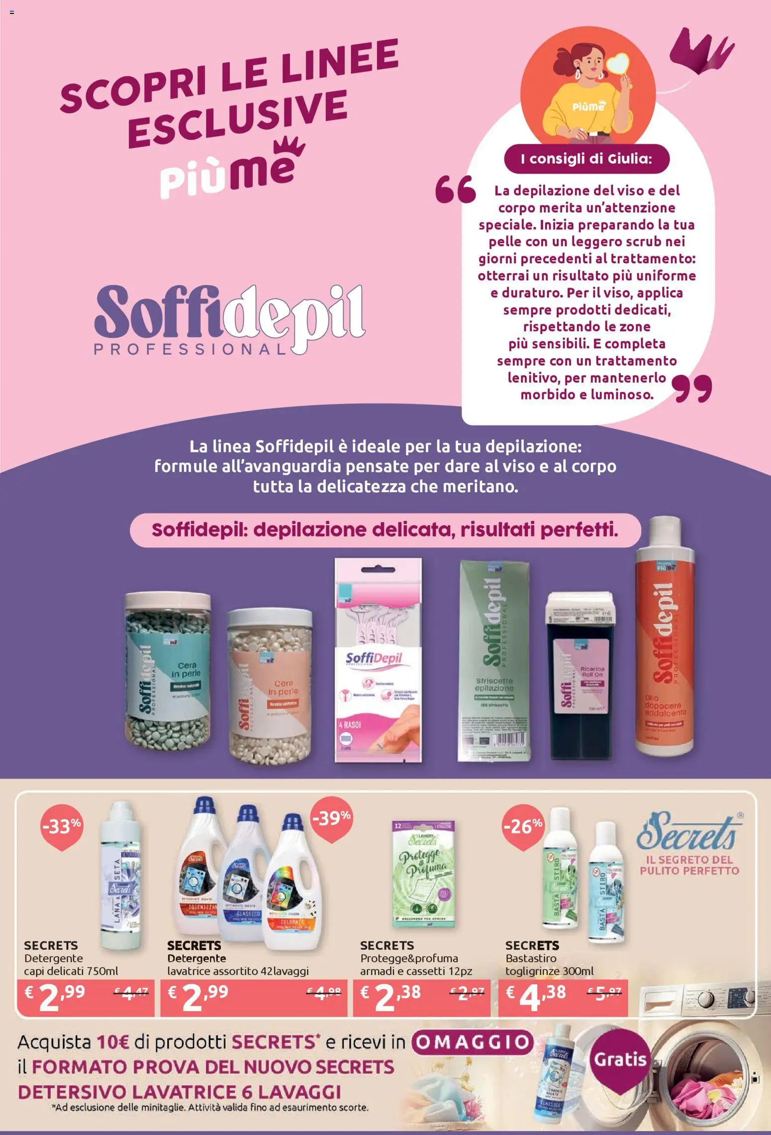 Volantino IperSoap del 20.04.2026 | Pagina: 2 | Prodotti: Detergente, Scrub, Olio, Lavatrice