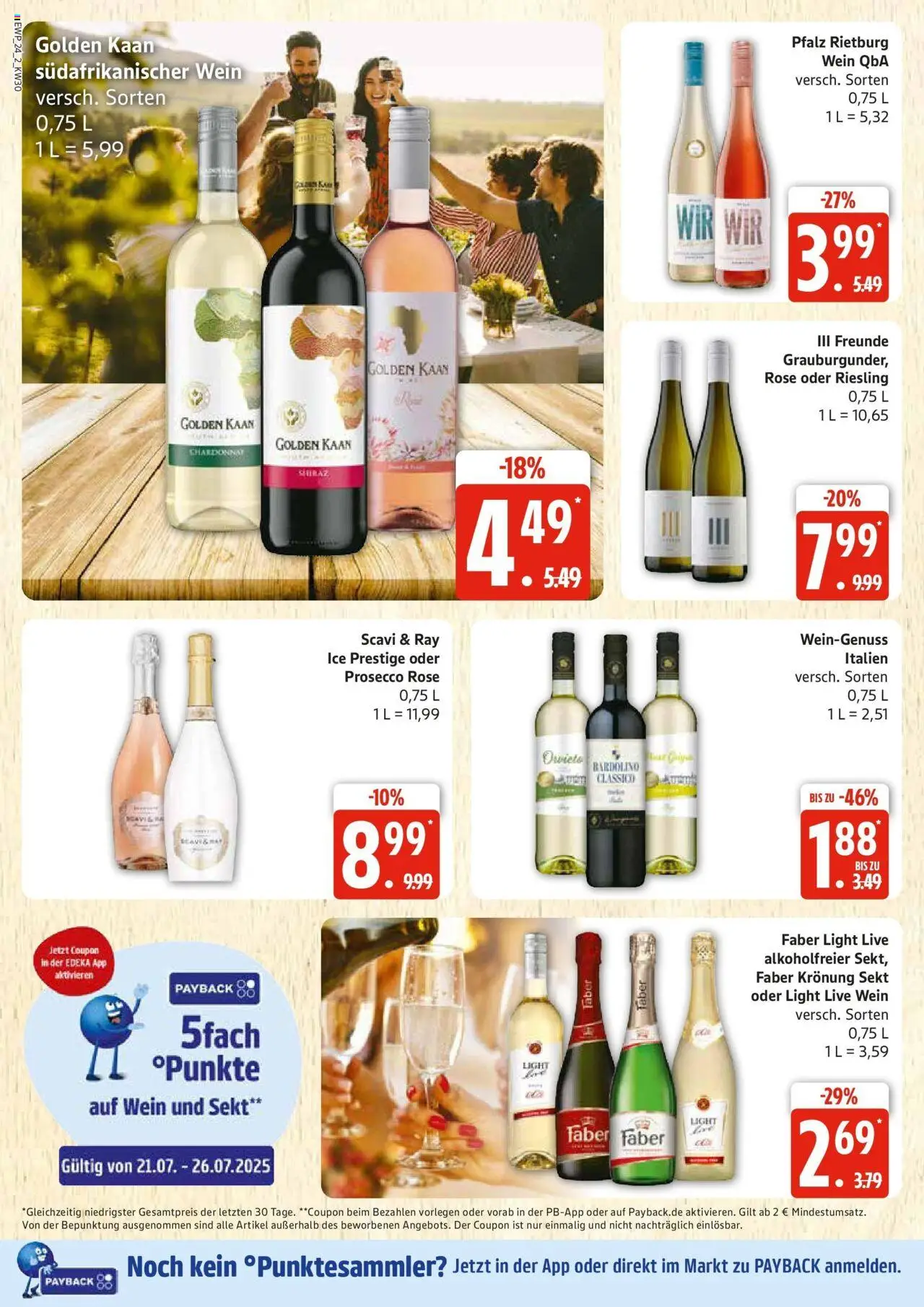 Edeka prospekt Rostock	 - gültig ab dem 20.07.2025 | Seite: 24 | Produkte: Sekt, Prosecco, Wein