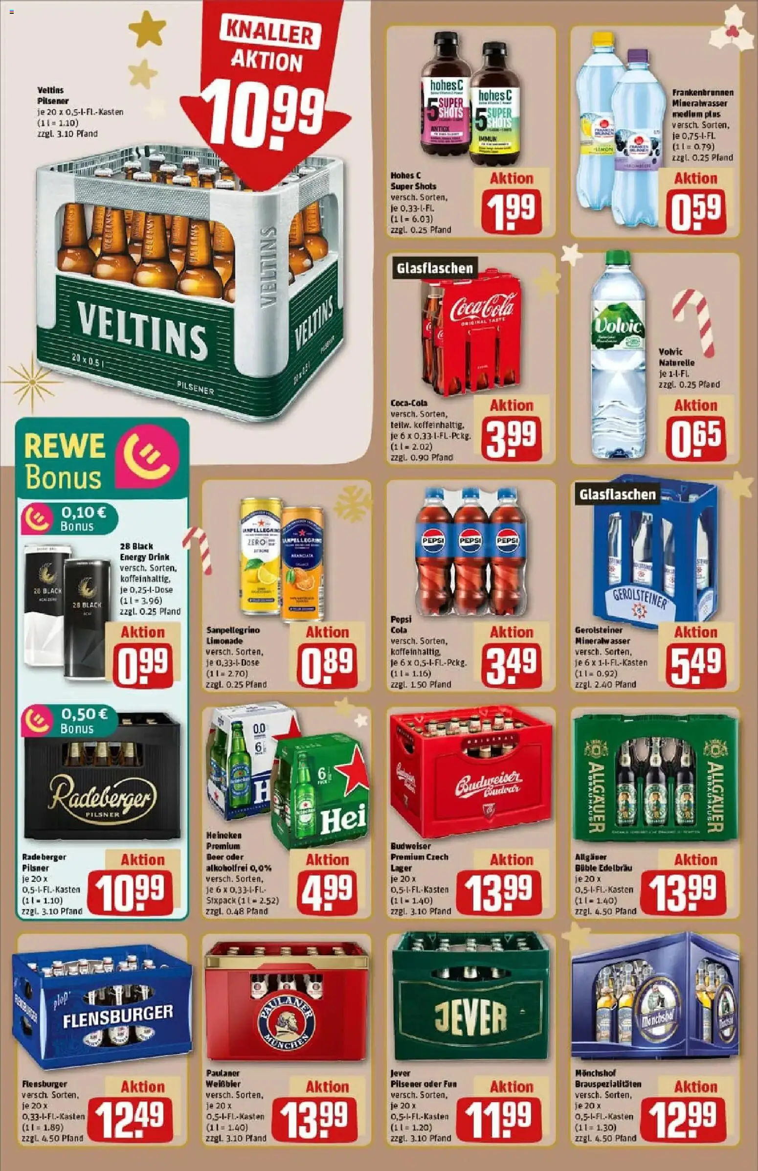 Rewe prospekt Nürnberg	 – gültig ab 07.12.2025 | Seite: 18 | Produkte: Heineken, Pepsi, Radeberger pilsner, Paulaner