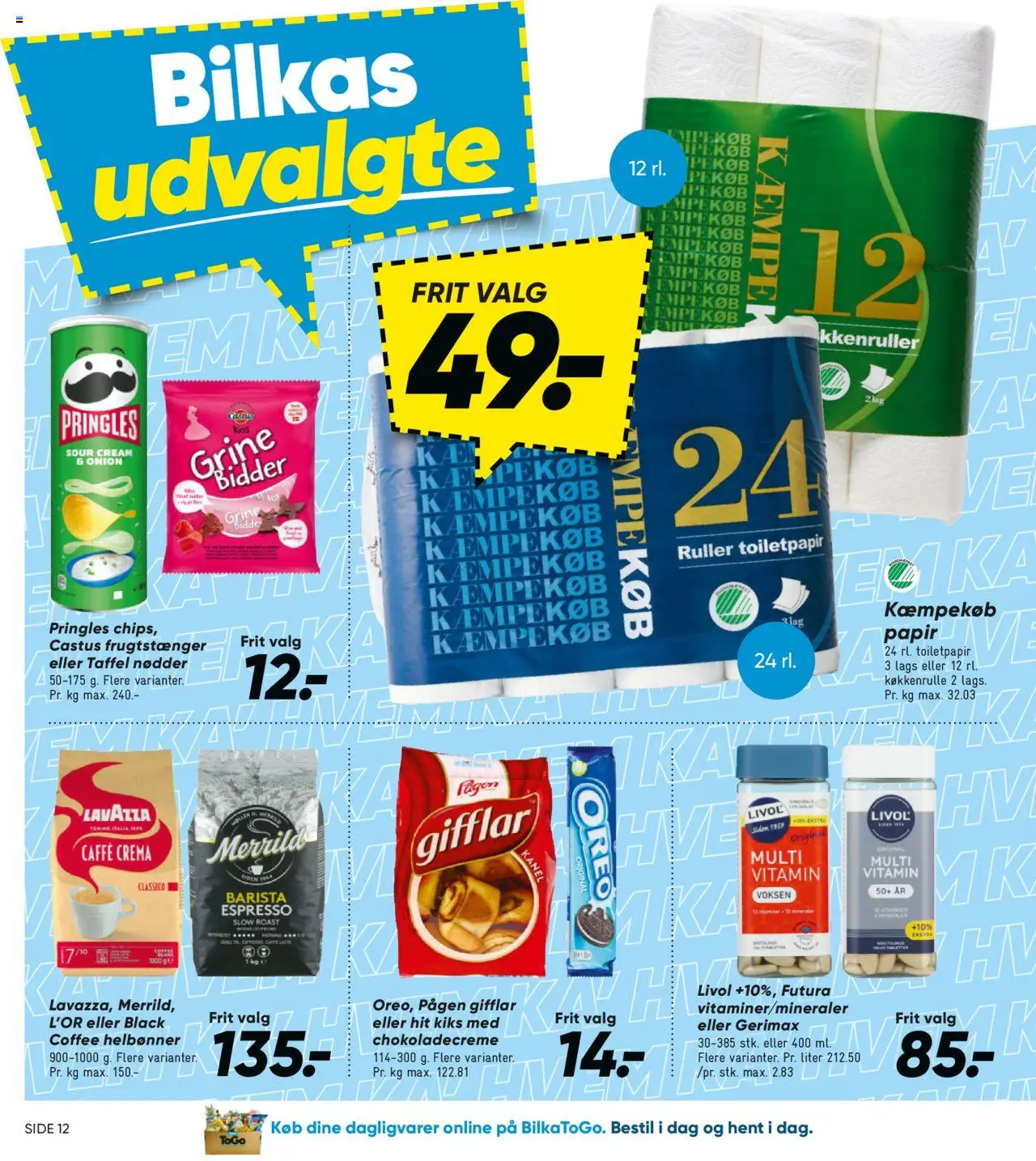 Bilka tilbudsavis – gyldig fra 12.09.2025 | Side: 12 | Produkter: Kanel, Nødder, Oreo