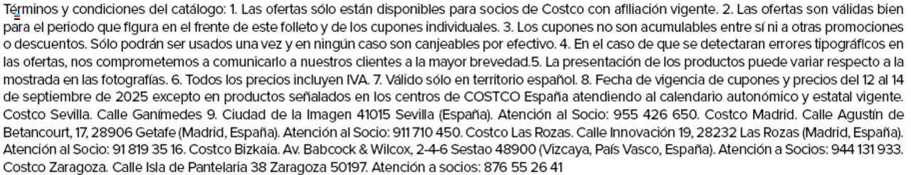 Costco catálogo │ válido desde el 12.09.2025 | Página: 4