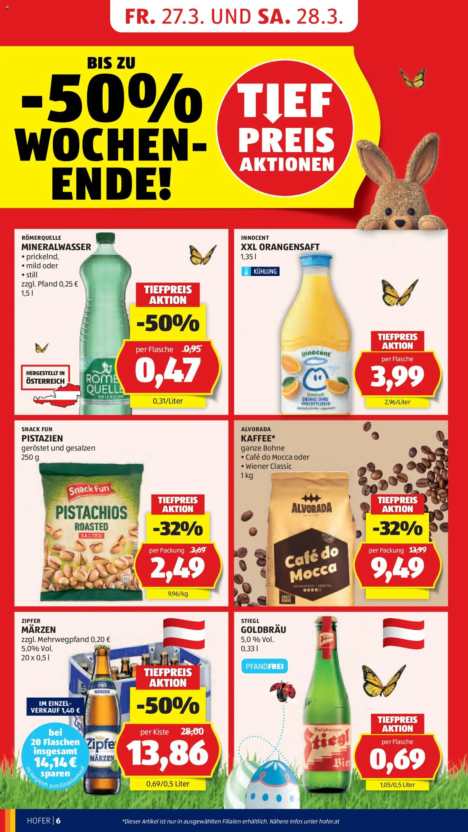 Sparen Sie mit dem | Hofer Flugblatt ab 27.03.2026 ✳️ Angebote | Austria