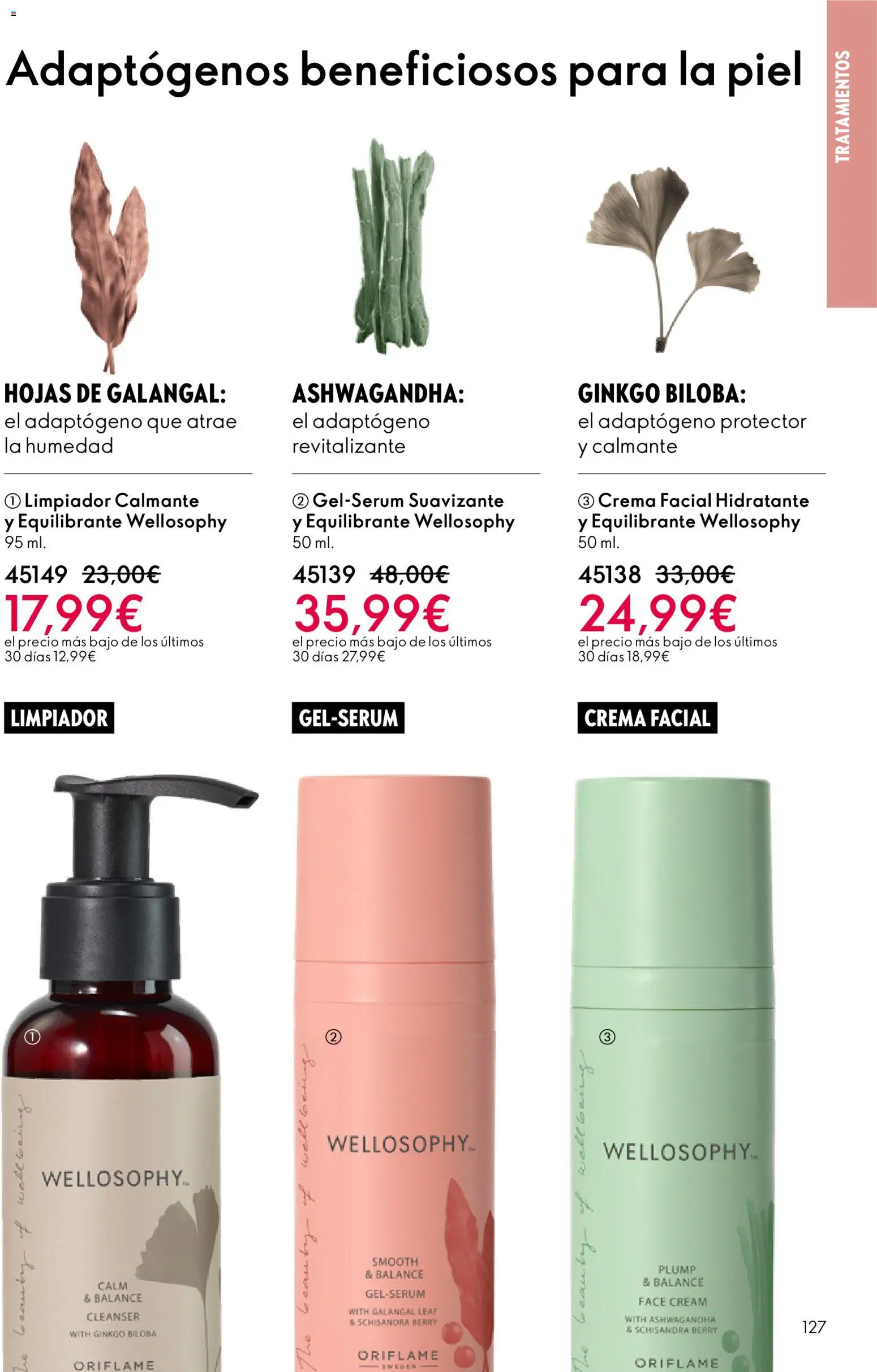 Oriflame - Catálogo Campaña 3 │ válido desde el 18.02.2026 | Página: 127 | Productos: Crema facial, Crema, Suavizante