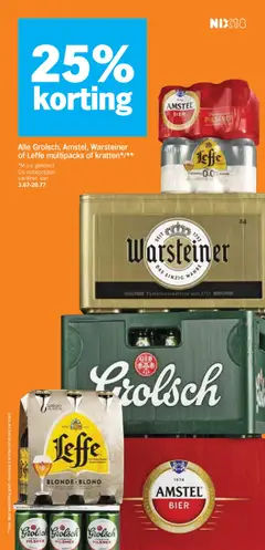 Amstel Bier, Amstel Bier pilsener in multipack - Voorbeeld van een folder van Albert Heijn, geldig van 16.02.2026 | Pagina: 27 | Producten: Bier, Alcohol