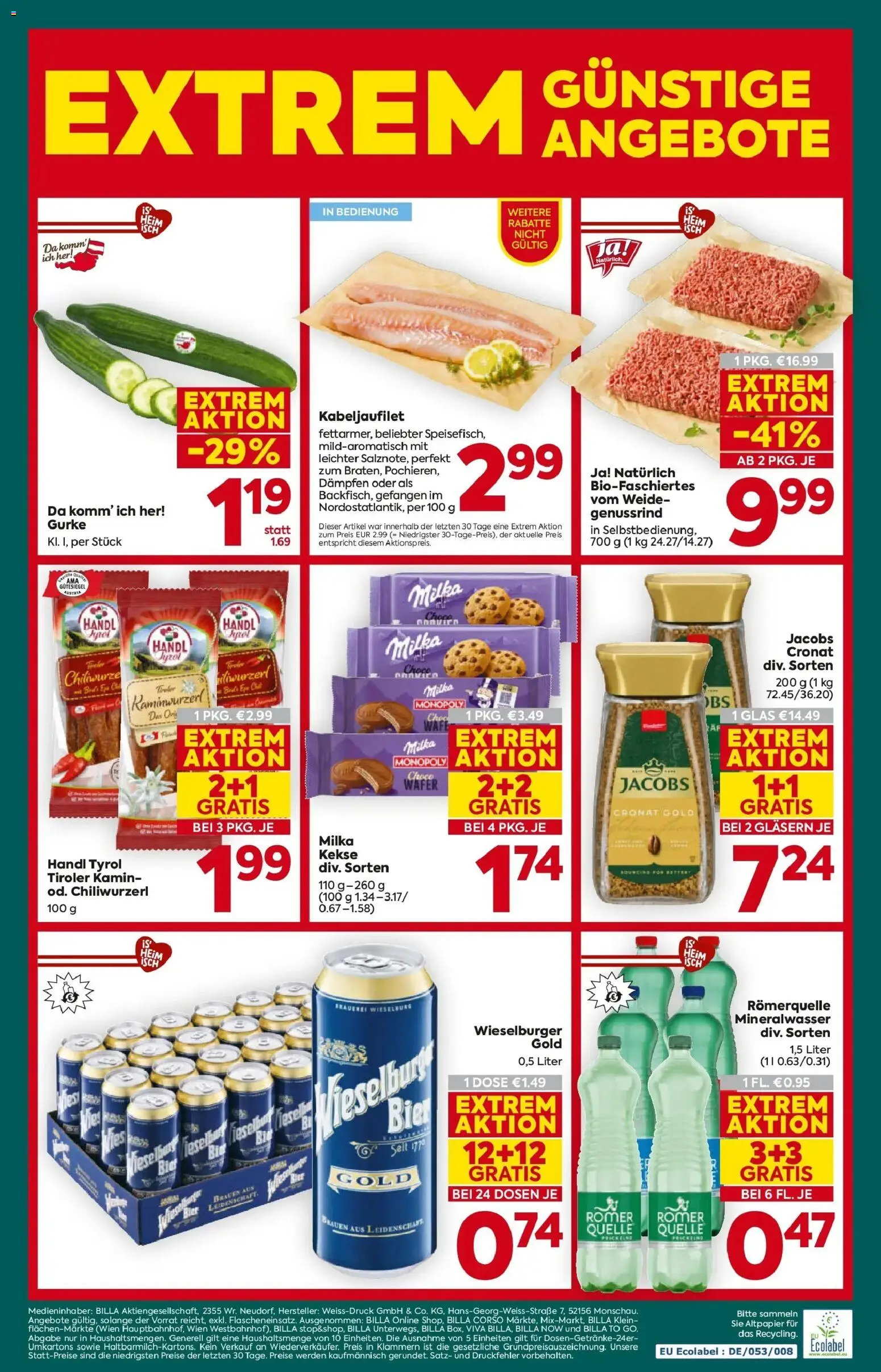 Billa Plus Flugblatt - Niederösterreich gültig ab 16.04.2026 | Seite: 16 | Produkte: Kekse, Bier