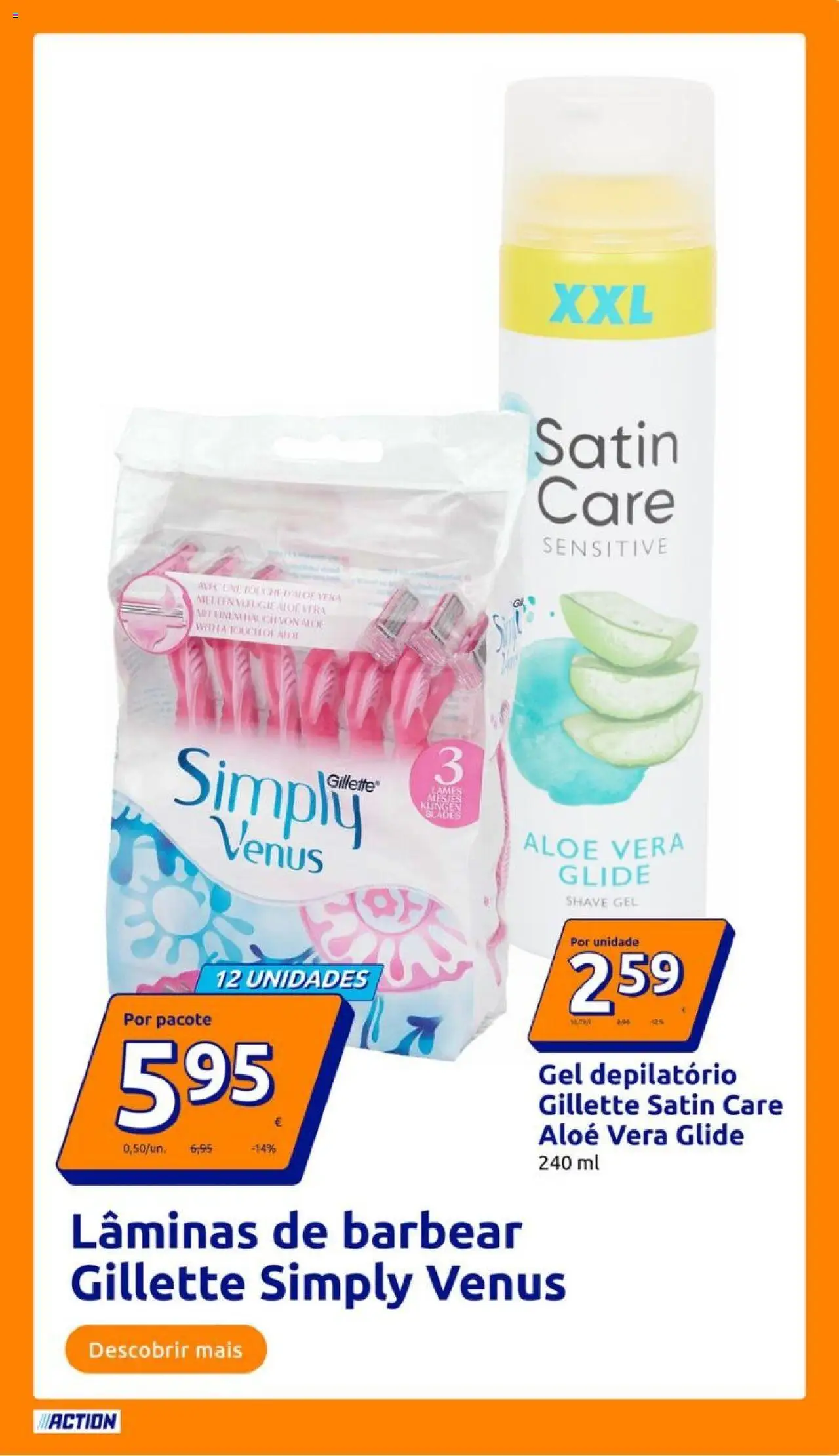 Action folheto │ válido de 13.08.2025 | Página: 15 | Produtos: Lâminas de barbear
