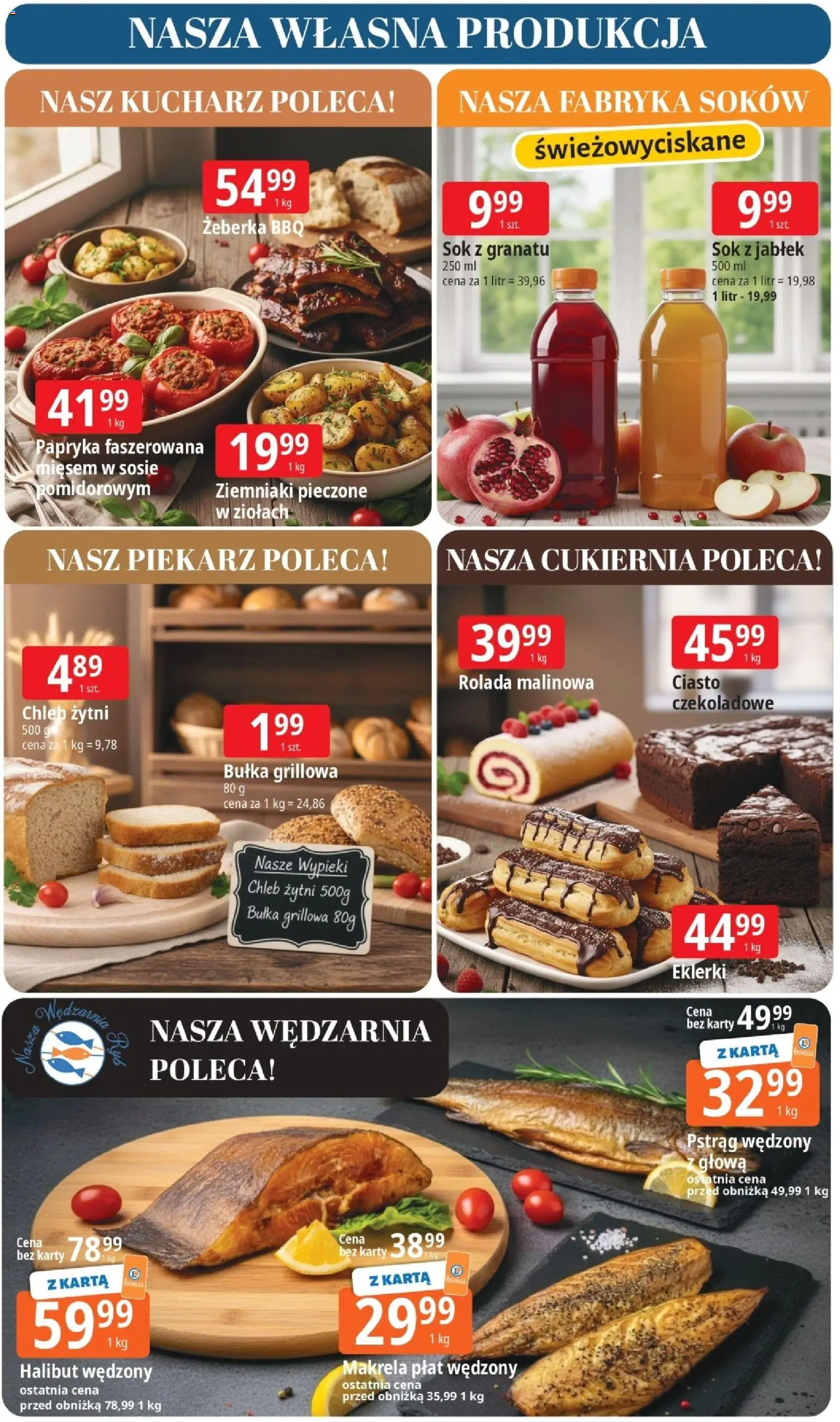 E.Leclerc Gazetka - Warszawa Jerozolimskie od 25.11.2025 | Strona: 2 | Produkty: Sok z granatu, Ciasto, Papryka, Sok
