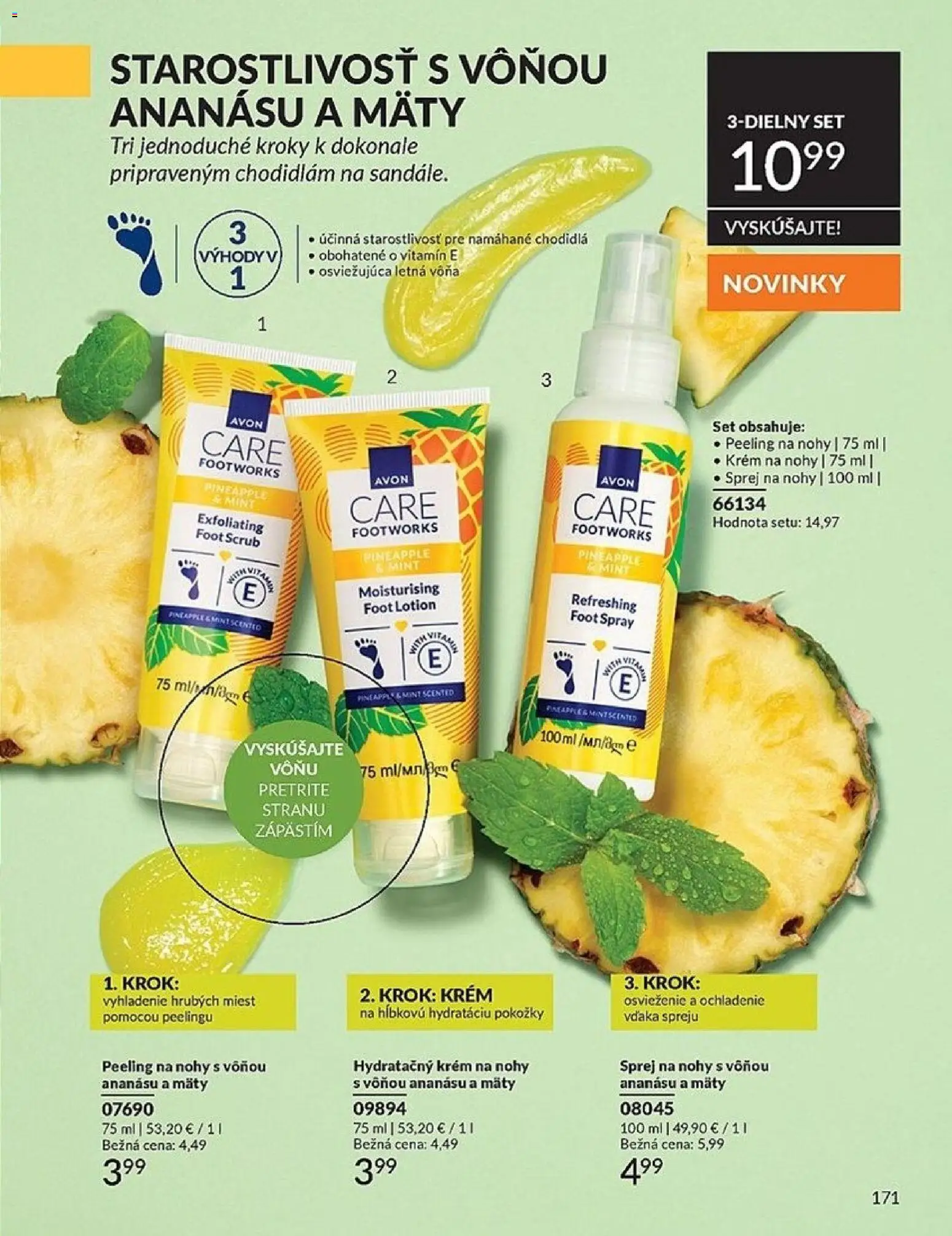 Nové Avon akcie – leták je platný od 01.05.2026 | Strana: 171 | Produkty: Peeling, Krém