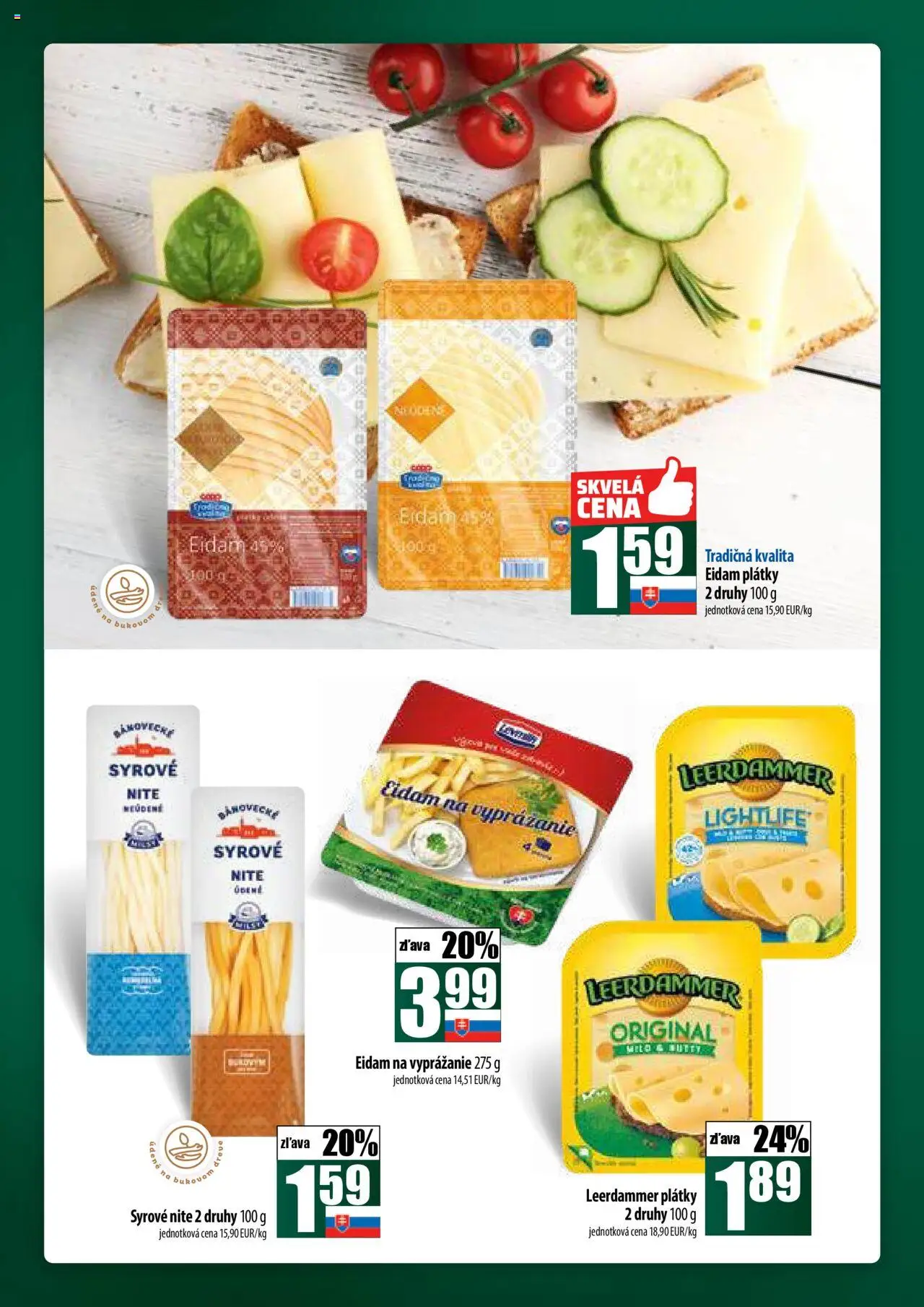 COOP Jednota široká ponuka │ platný od 14.08.2025 | Strana: 24 | Produkty: Eidam