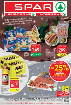 Spar Flugblatt ab 18.12.2025 gültig