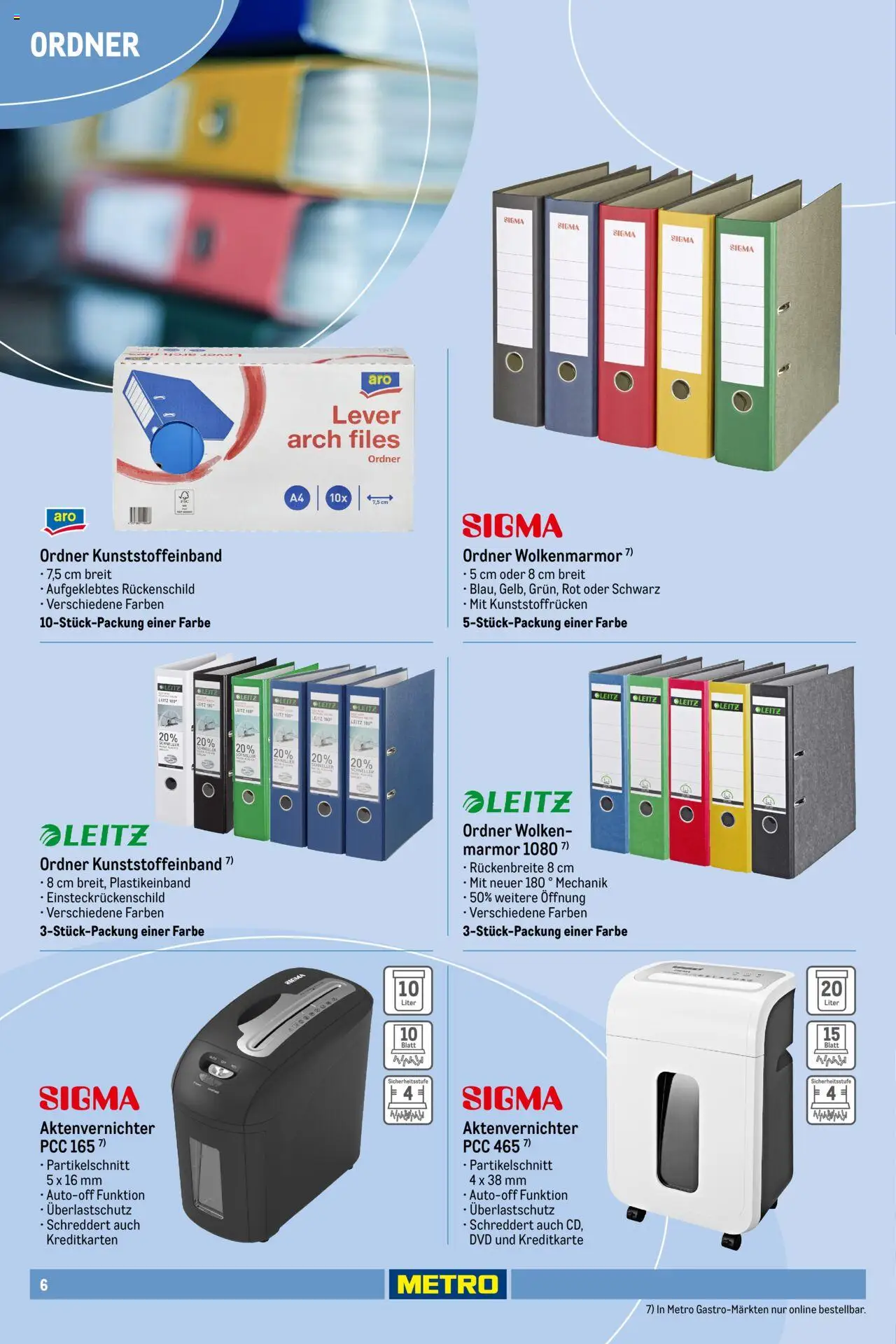 Metro  Office Sortiment – gültig ab 01.10.2025 | Seite: 6 | Produkte: Aktenvernichter, Dvd