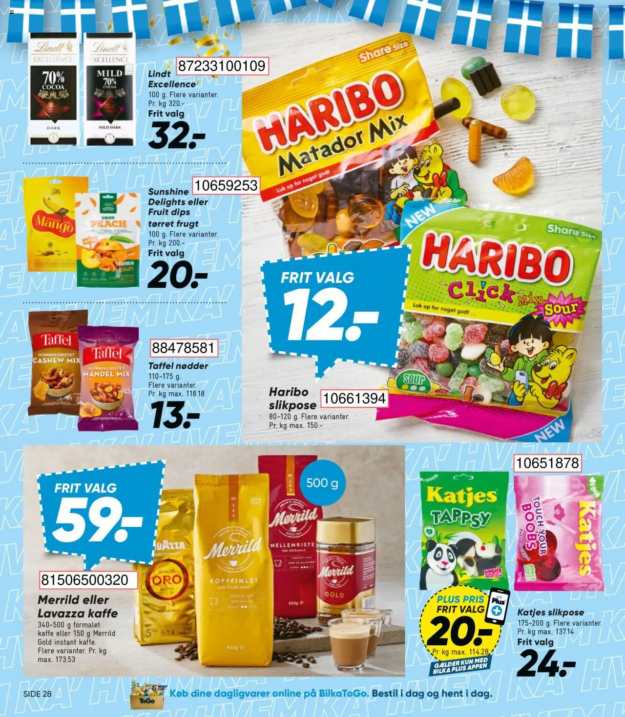 Bilka tilbudsavis – gyldig fra 03.10.2025 | Side: 36 | Produkter: Mango, Kaffe, Nødder, Tørret frugt