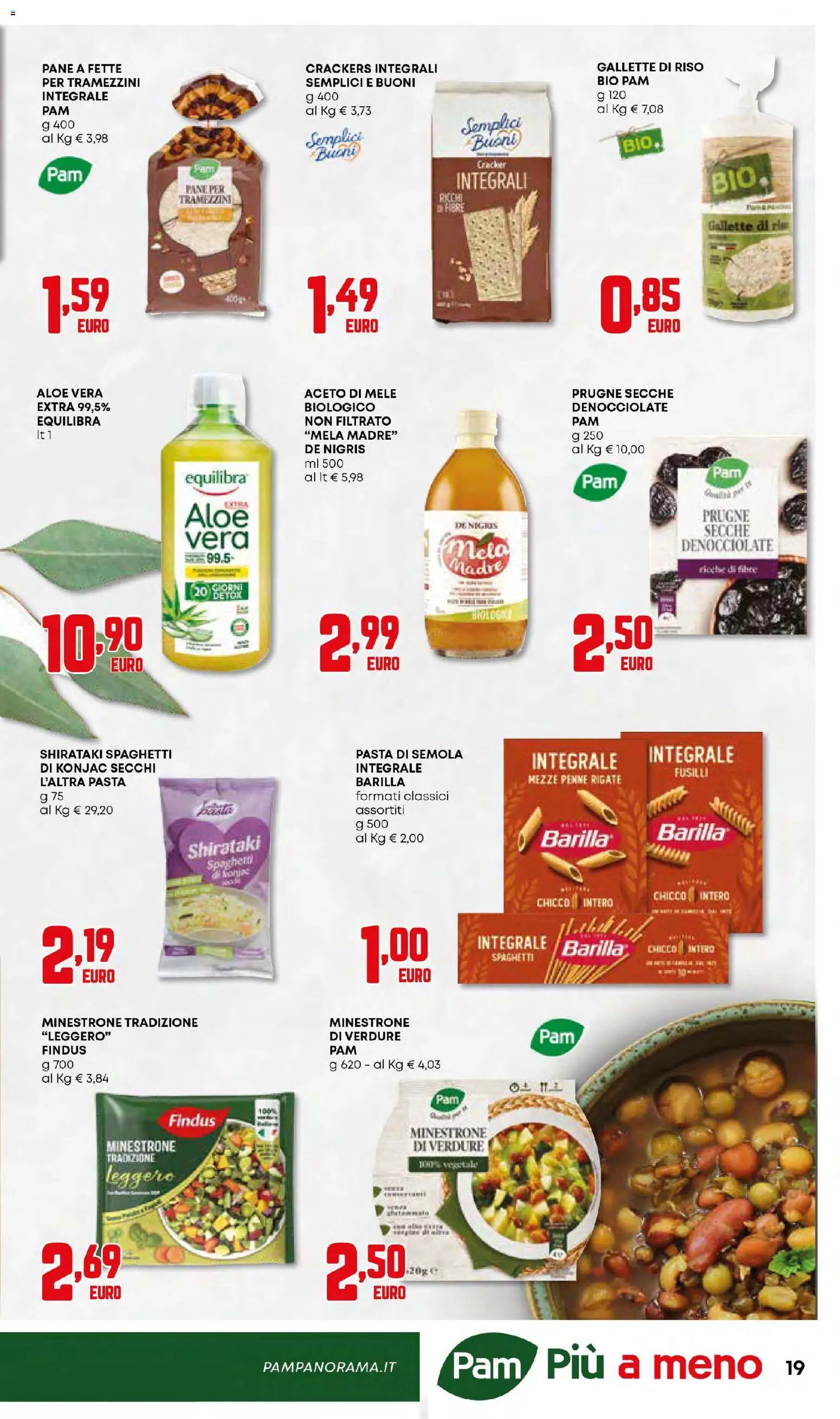 Volantino Panorama del 15.01.2026 | Pagina: 19 | Prodotti: Aceto di mele, Pasta, Fusilli, Aceto