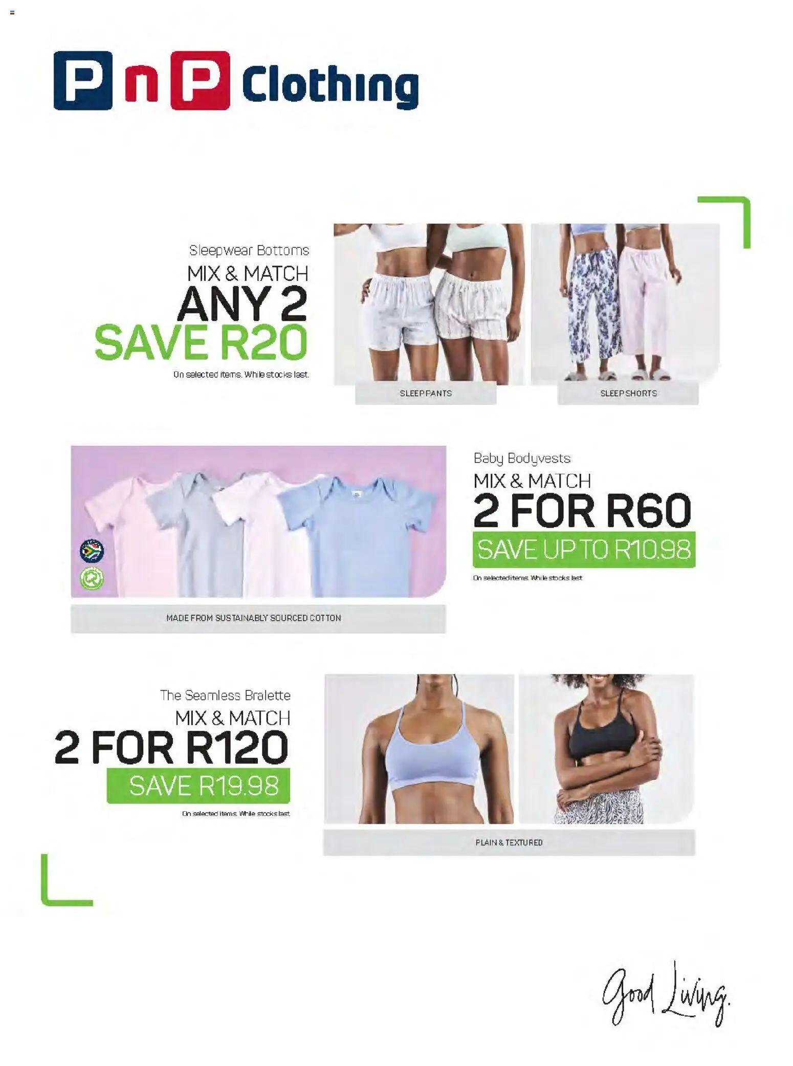 New Pick n Pay catalogue – valid from 06.02.2026 | Page: 5 | Products: Bottoms, Sleepshorts