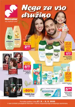 Mercator katalog nega za vso družino - pregled letaka veljavnega od 27.08.2025