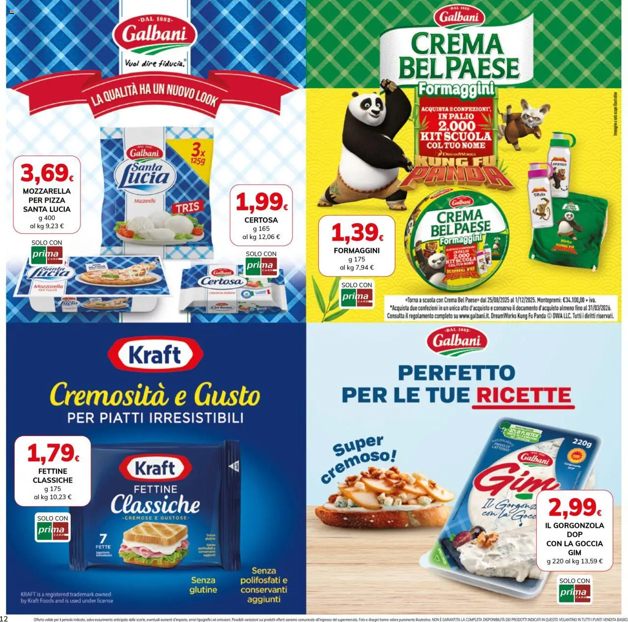 Volantino Basko del 14.10.2025 | Pagina: 12 | Prodotti: Crema, Pizza, Mozzarella, Gorgonzola
