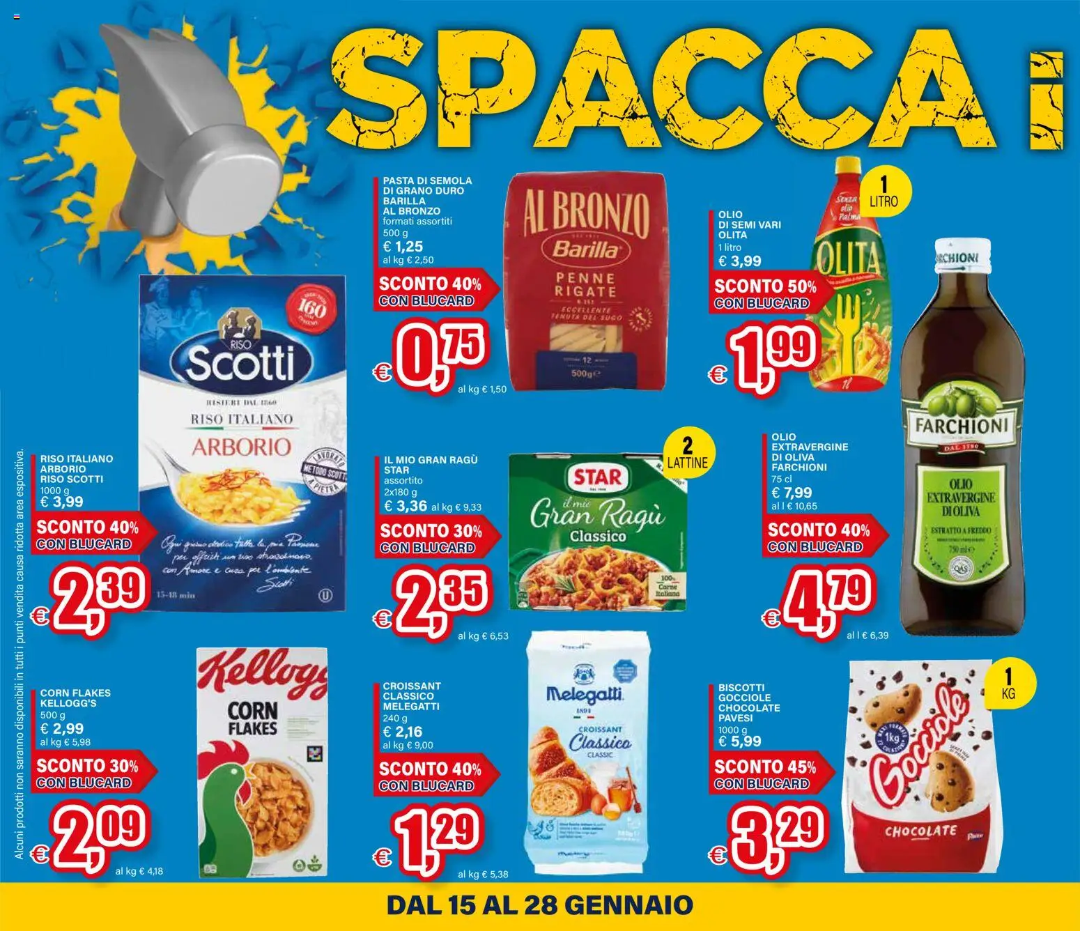 Volantino Il Gigante del 15.01.2026 | Pagina: 2 | Prodotti: Riso, Ragú, Sugo, Penne