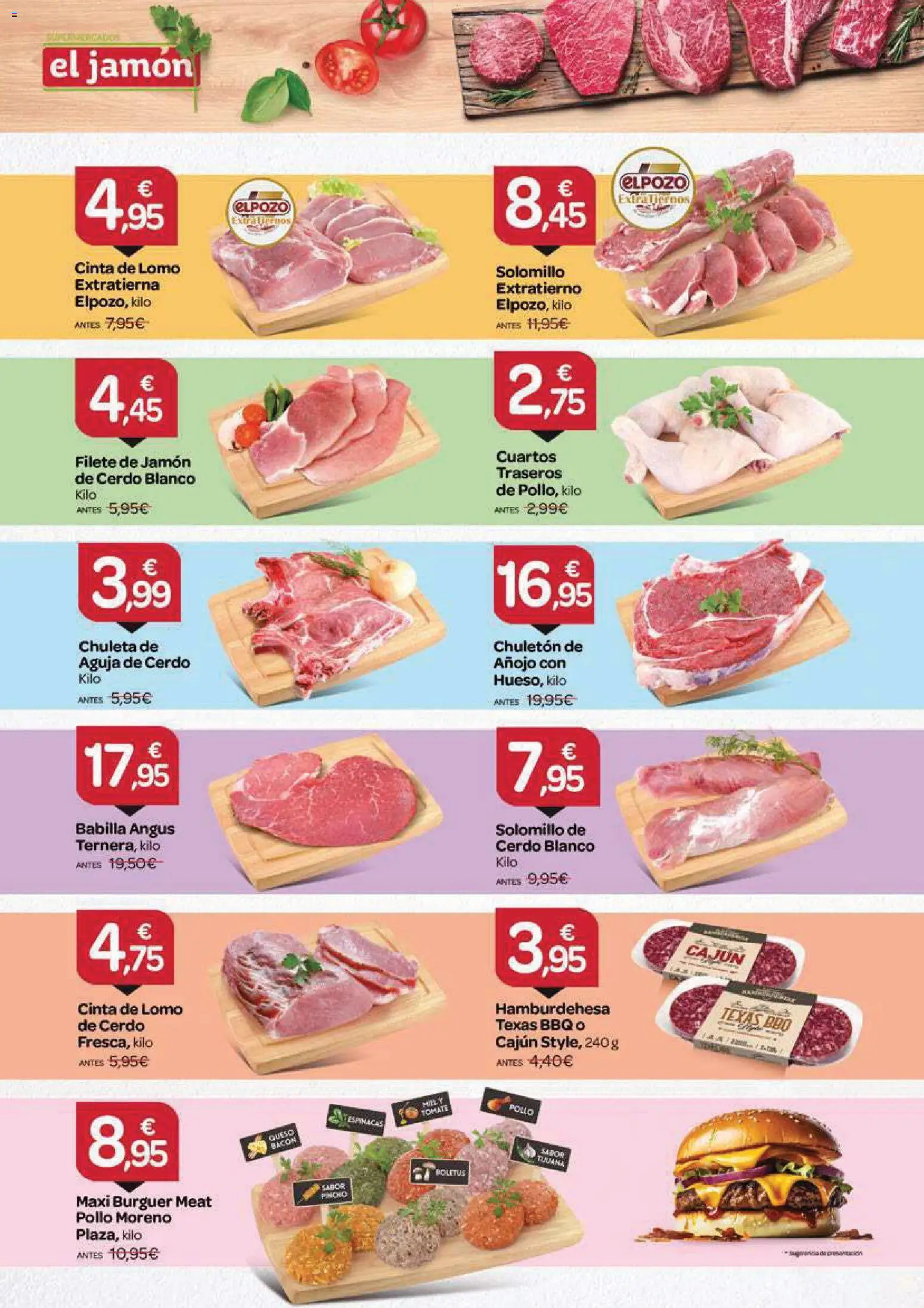 Supermercados El Jamón folleto │ válido desde el 29.01.2026 | Página: 2 | Productos: Queso, Jamón, Cerdo, Filete