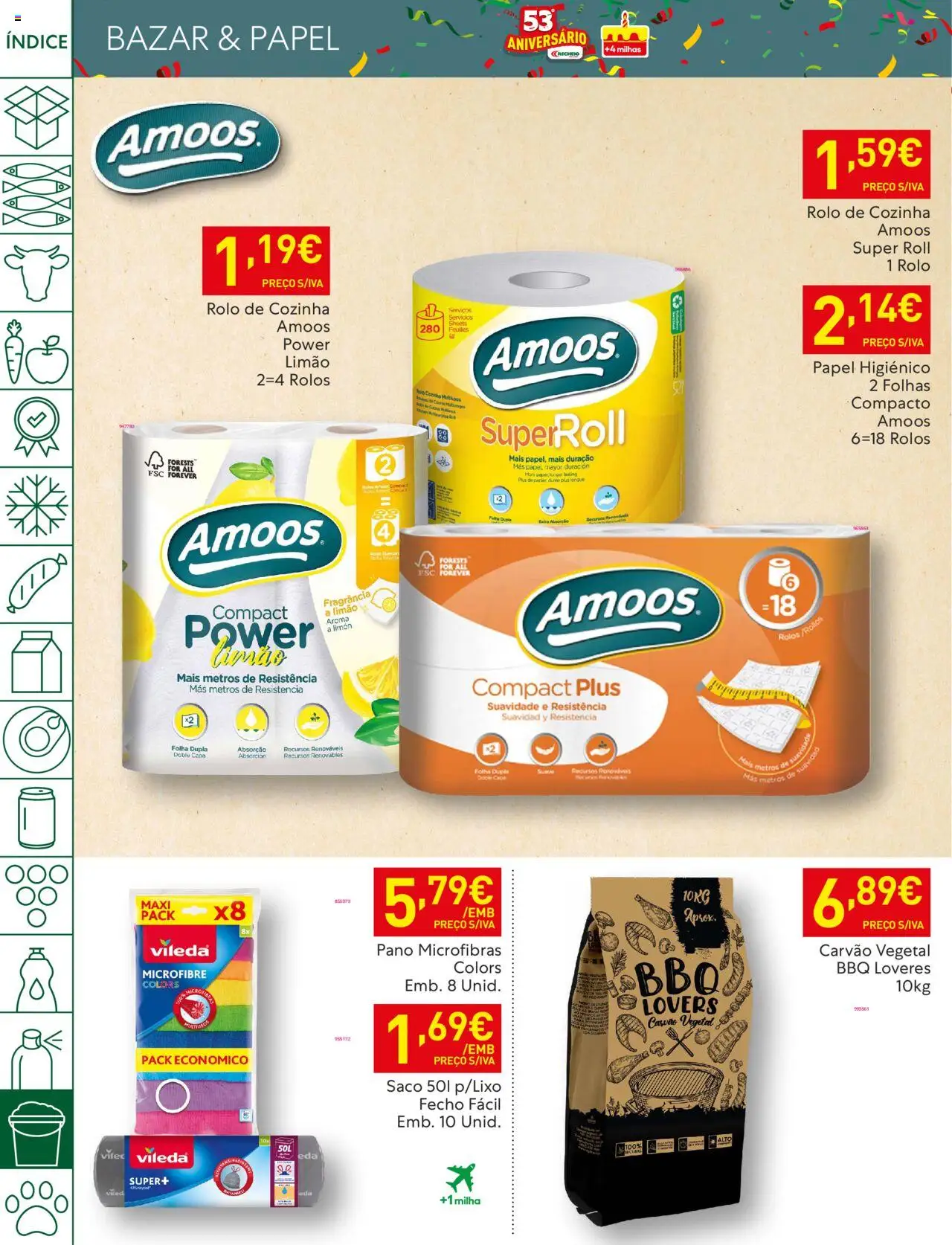 Recheio folheto │ válido de 21.10.2025 | Página: 48 | Produtos: Papel higiénico, Fragrância, Carvão vegetal