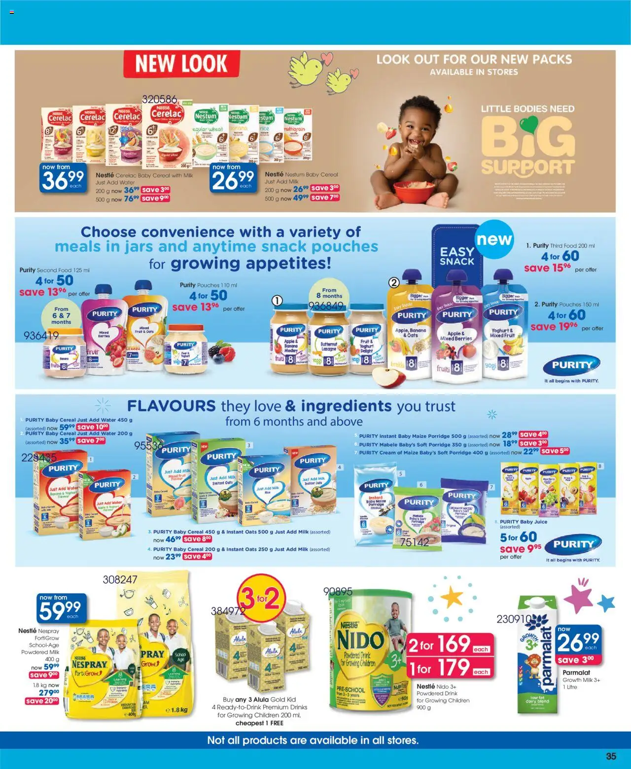 New Clicks catalogue – valid from 09.09.2025 | Page: 35 | Products: Milk, Oats, Rice, Cream
