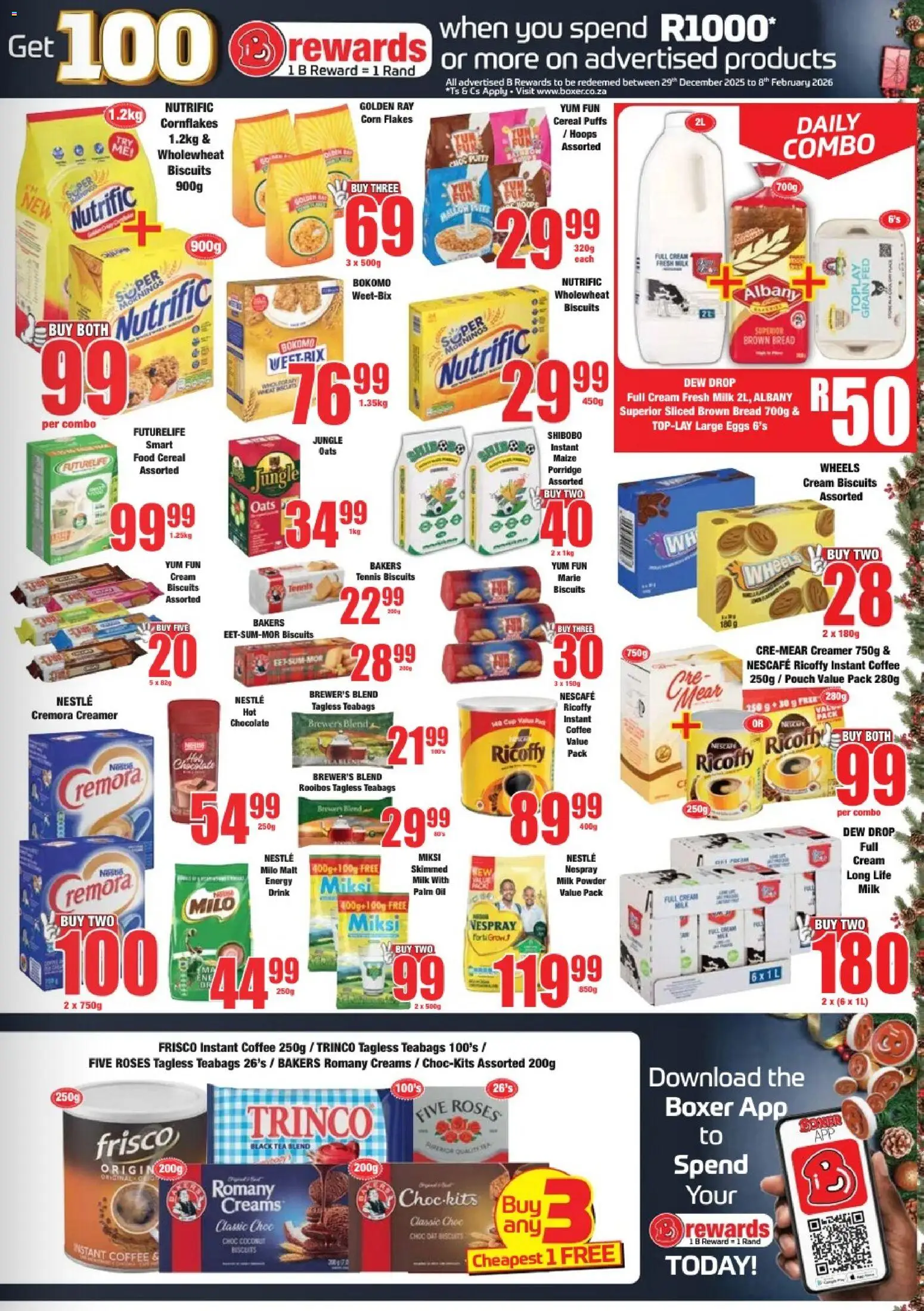 New Boxer catalogue – valid from 17.12.2025 | Page: 5 | Products: BB cream, Eggs, Oil, Bread