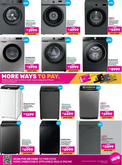 Game specials catalogue – valid from 20.01.2026 | Page: 7 | Products: Washing machine, Dryer, Dishwasher, Tumble dryer