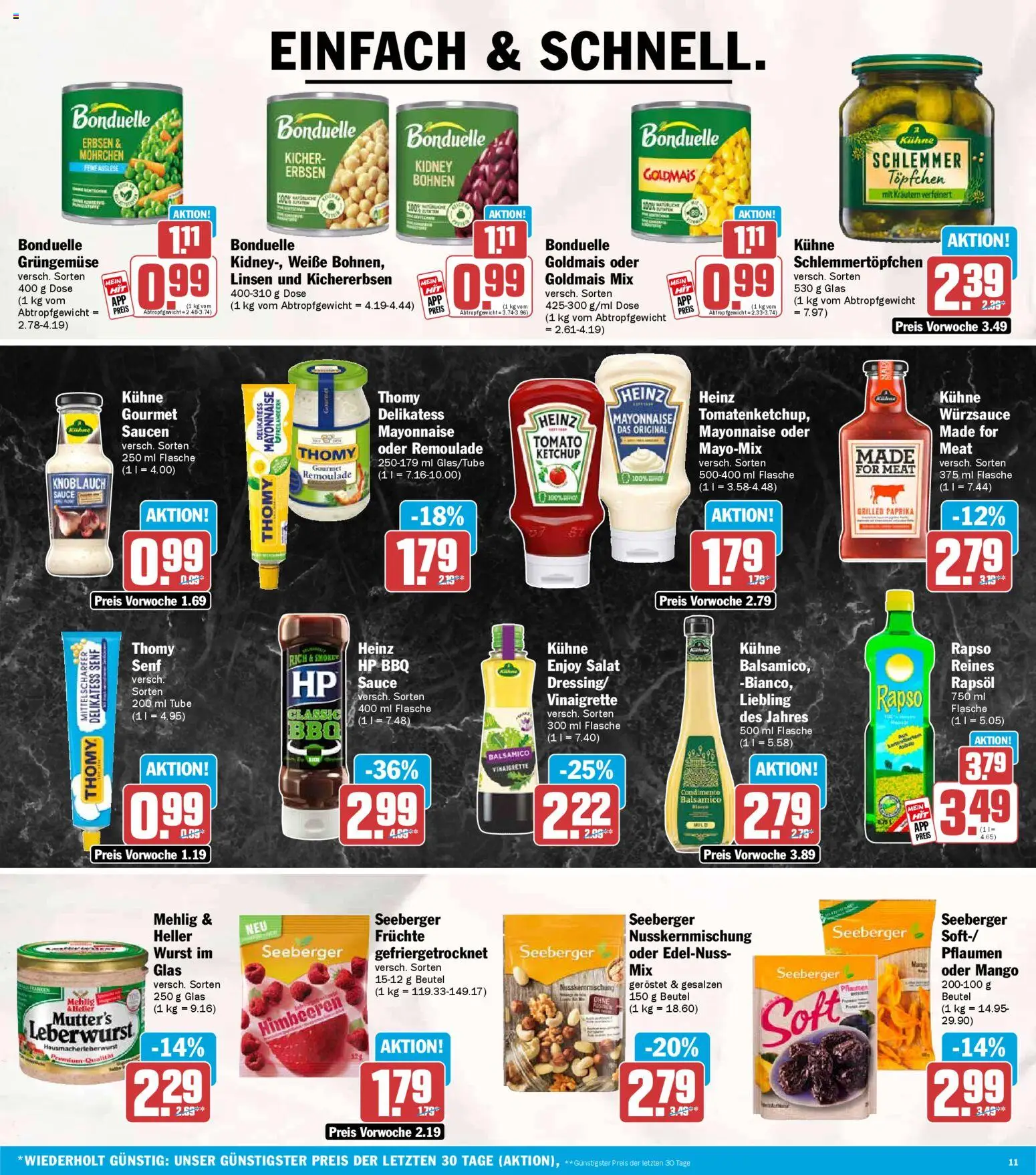 HIT Prospekt 	 – gültig ab 20.04.2026 | Seite: 11 | Produkte: Mayonnaise, Mango, Wurst, Knoblauch