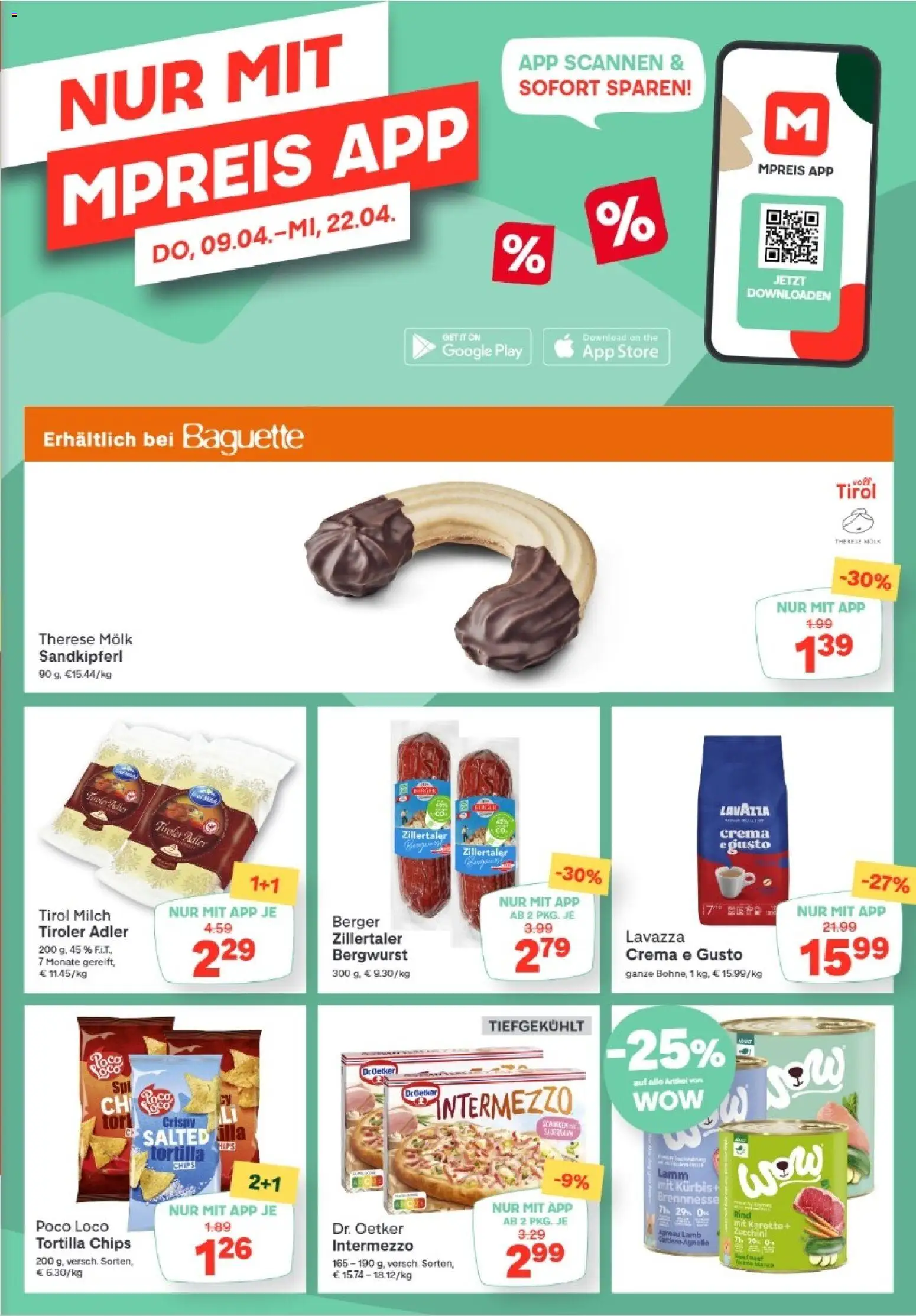 MPREIS Hohenems gültig ab 16.04.2026 | Seite: 13 | Produkte: Chips, Karotte, Kürbis, Jääkaappipakastin