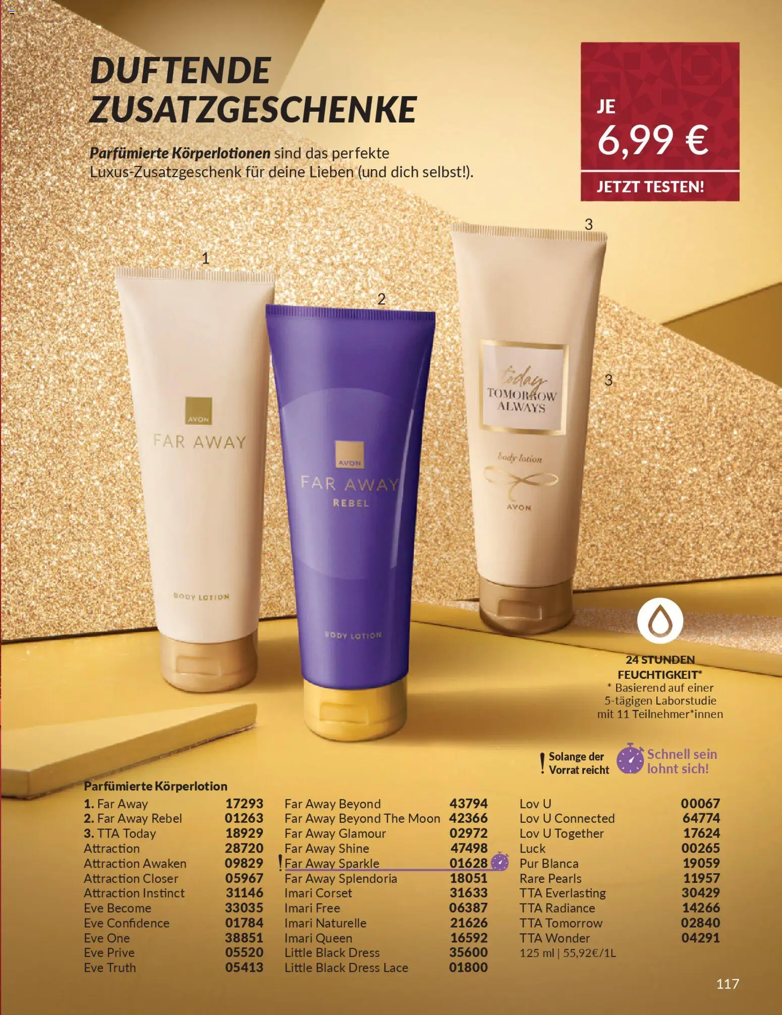 AVON Katalog Dezember 2025 – gültig ab 01.12.2025 | Seite: 119 | Produkte: Body Lotion, Körperlotion