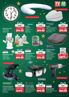 Náhled letáku HAMMERSMITH HydroBlast Aku tlaková pistole, s napájecím adaptérem s přípojkou na zahradní hadici širokoúhlá a přesná tryska dosah: 5 m cena za 1 kus od 10.12.2025 | Strana: 11 | Produkty: Tlaková pistole, Tv, USB, Vysavač