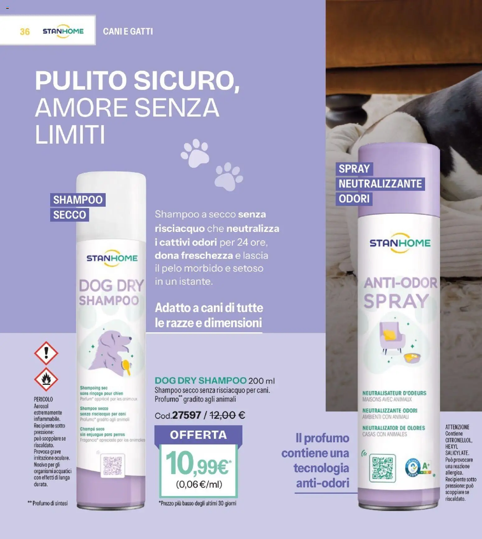 Volantino Stanhome del 10.03.2026 | Pagina: 36 | Prodotti: Shampoo, Profumo