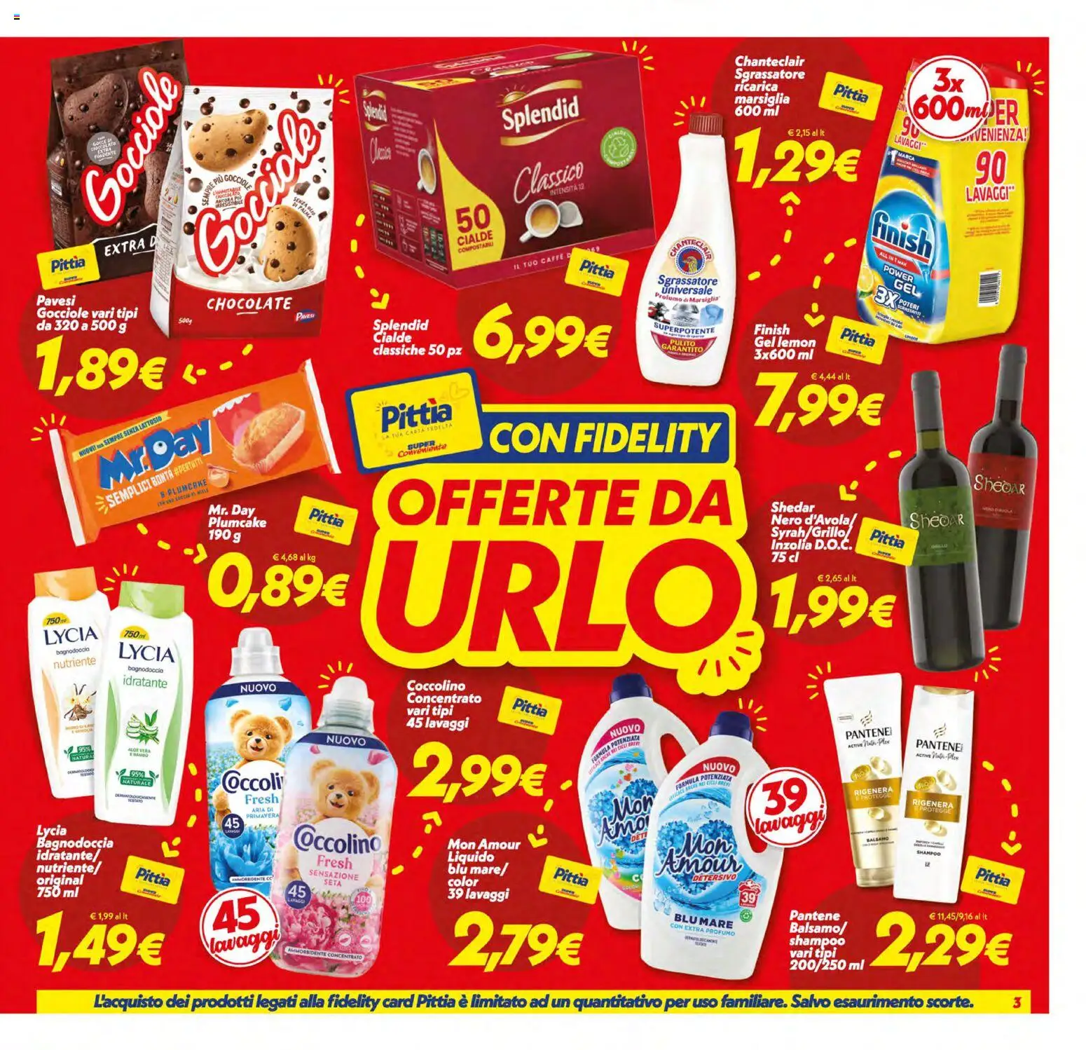 Volantino SuperConveniente del 17.03.2026 | Pagina: 3 | Prodotti: Balsamo, Sgrassatore, Plumcake, Profumo