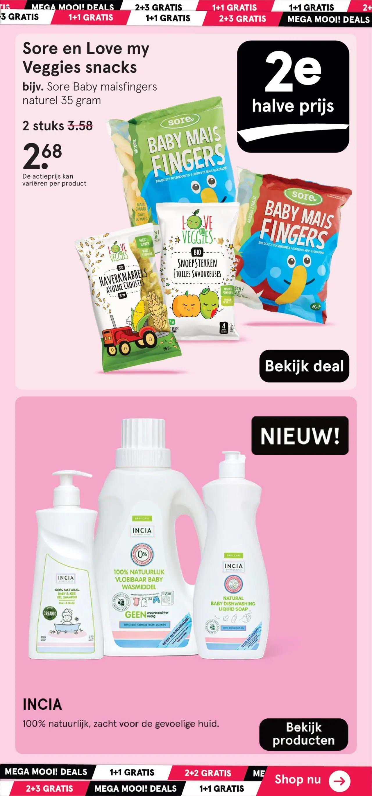 {H1} | Pagina: 59 | Producten: Pompoen, Maïs, Gel, Mango