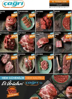 16.04.2026 tarihinden itibaren geçerli olan Çağrı Market kataloğu önizlemesi