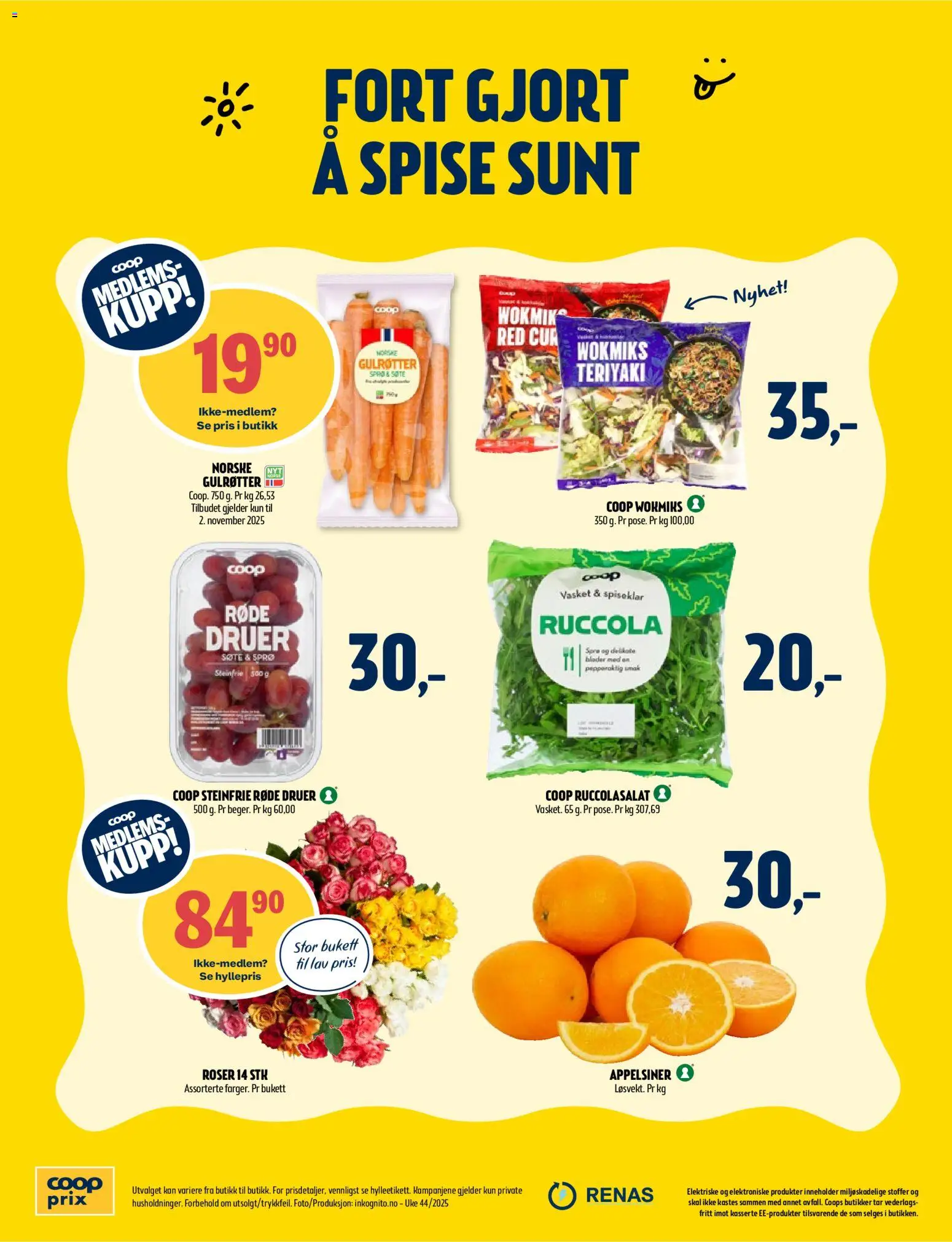 {H1} | Side: 8 | Produkter: Appelsiner, Медіапрогравач, Druer, Манна крупа
