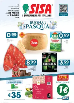 Anteprima del volantino SISA volantino valido a partire dal 26.03.2026