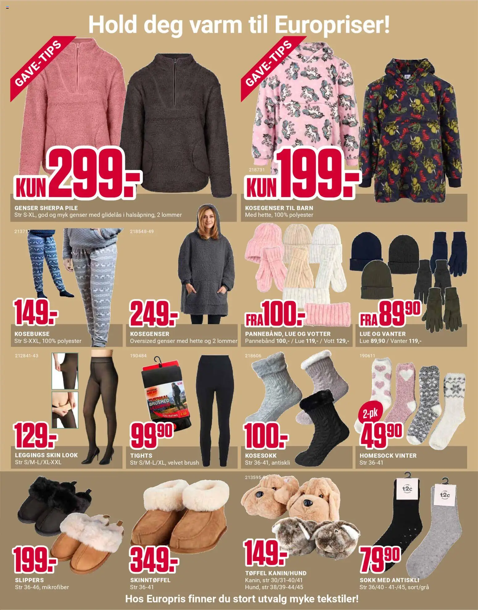 {H1} | Side: 7 | Produkter: Genser, Leggings, Lue, Pannebånd