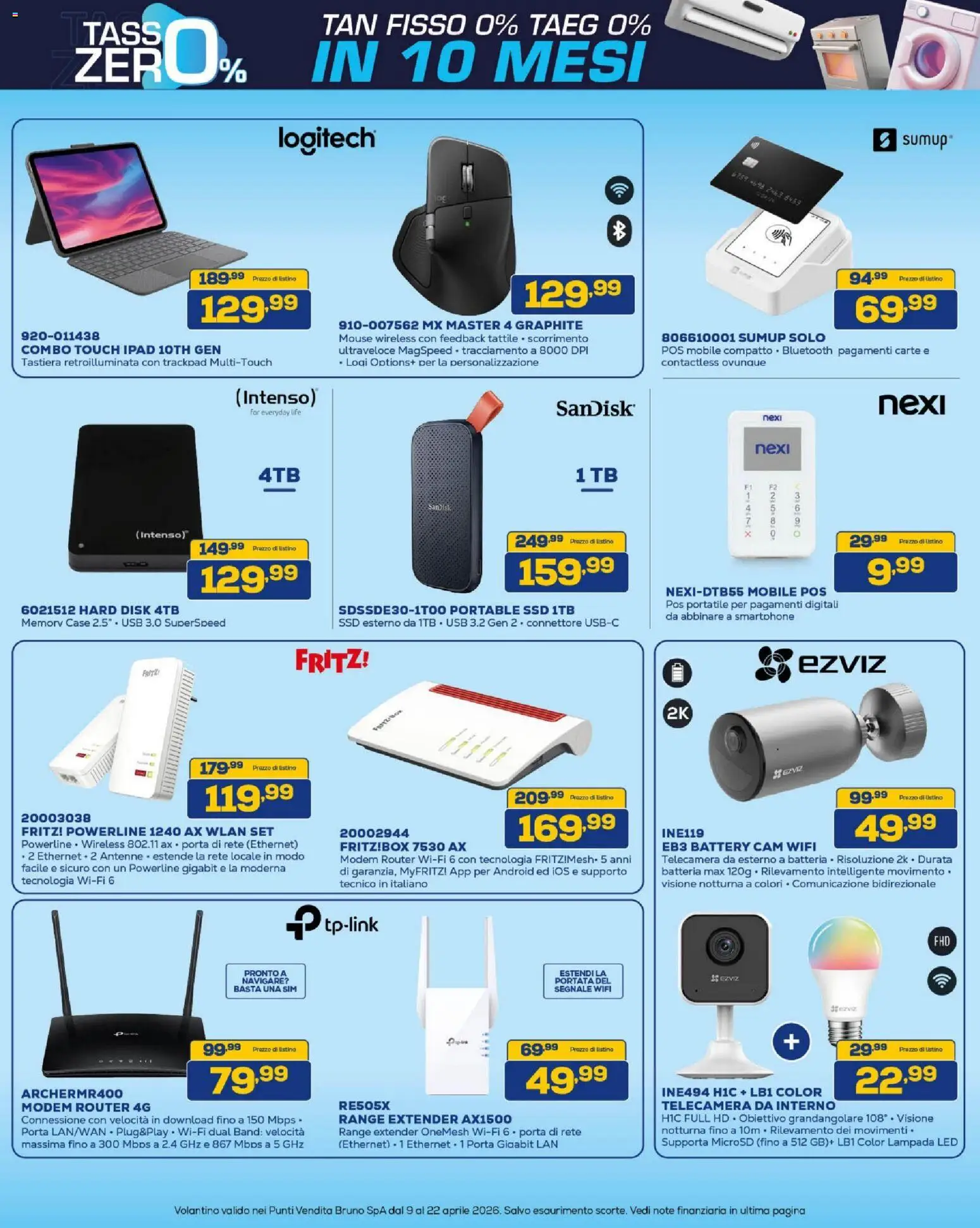 Volantino BRUNO del 09.04.2026 | Pagina: 18 | Prodotti: Mobile, Smartphone, Mouse, Ipad
