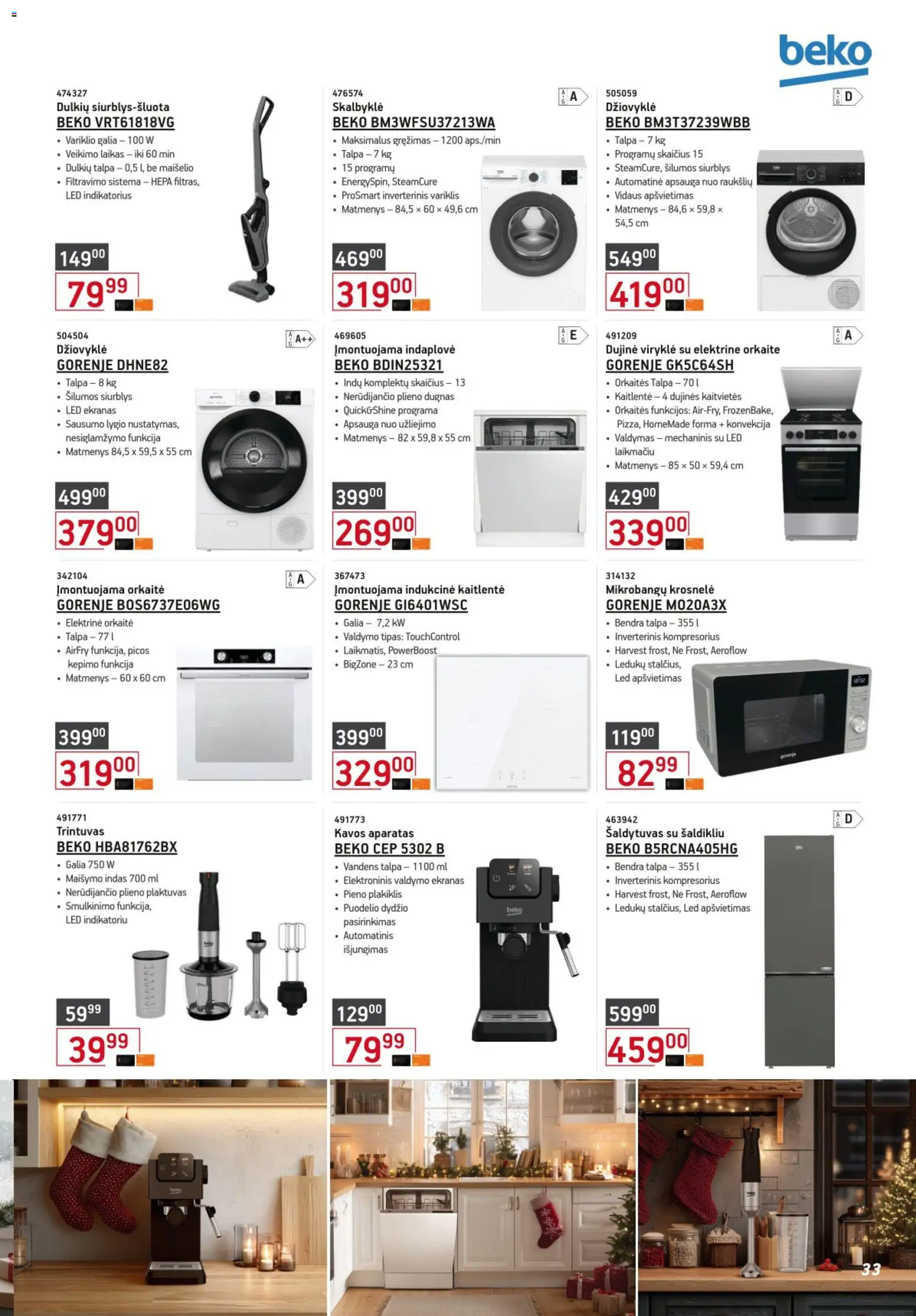 ERMITAŽAS akcijos nuo 01.12.2025 | Puslapis: 33 | Prekių: Plaktuvas, Džiovyklė, Viryklė, Kavos aparatas