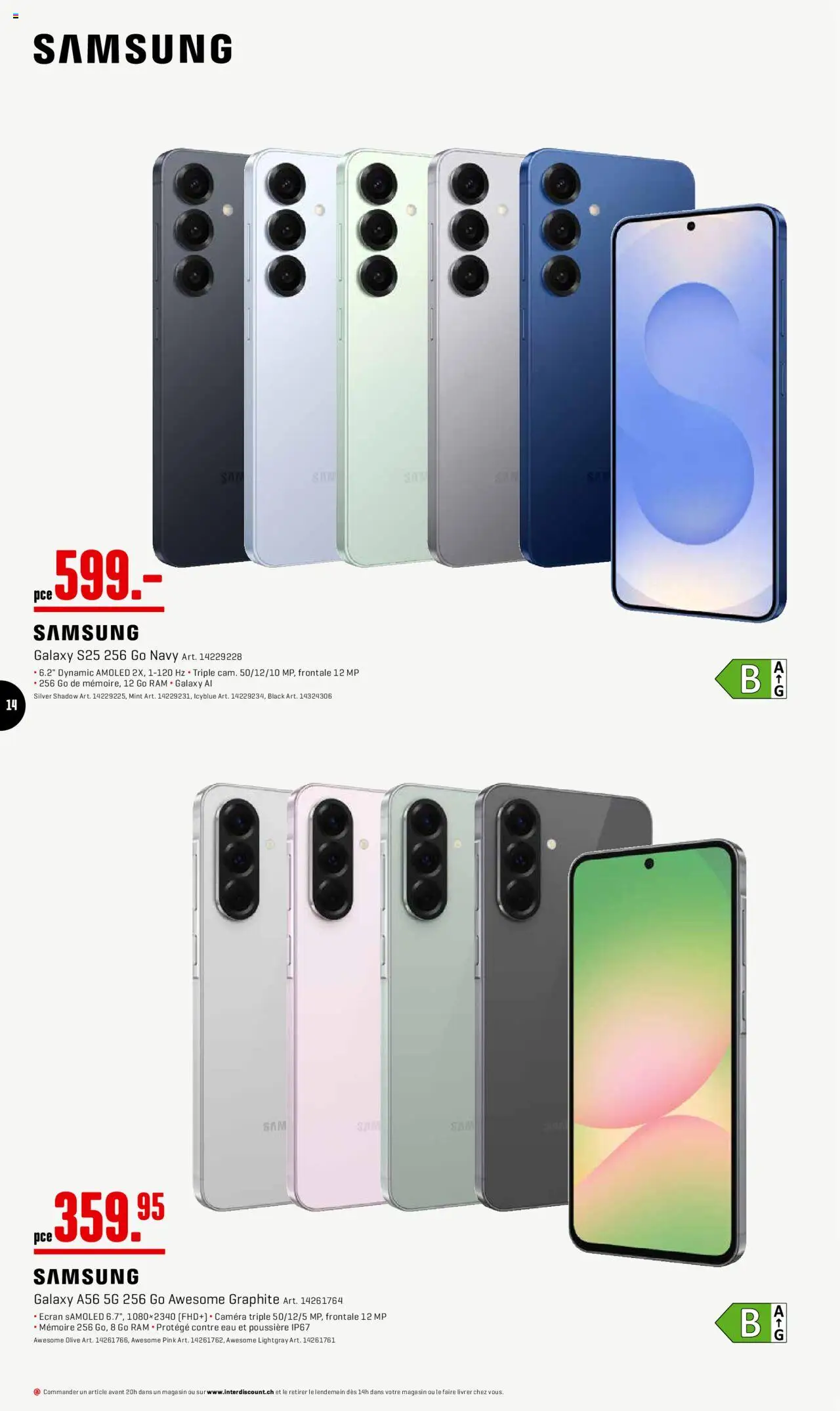 Interdiscount Aktionen Brand Love FR – gültig ab 08.09.2025 | Seite: 14 | Produkte: Samsung