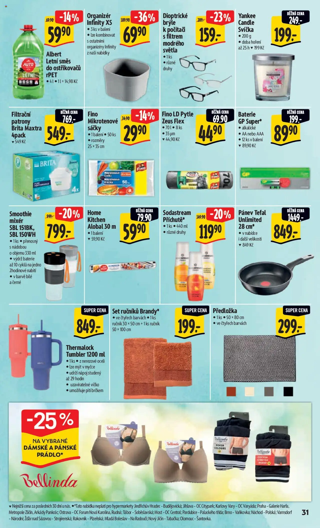 Albert leták - Hypermarket od 27.08.2025 | Strana: 39 | Produkty: Ručník, Sodastream, Brita, Smoothie