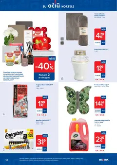 MAXIMA leidinys galioja nuo 21.04.2026 | Puslapis: 56 | Prekių: Kilimėlis, Vonios kilimėlis, Ploviklis