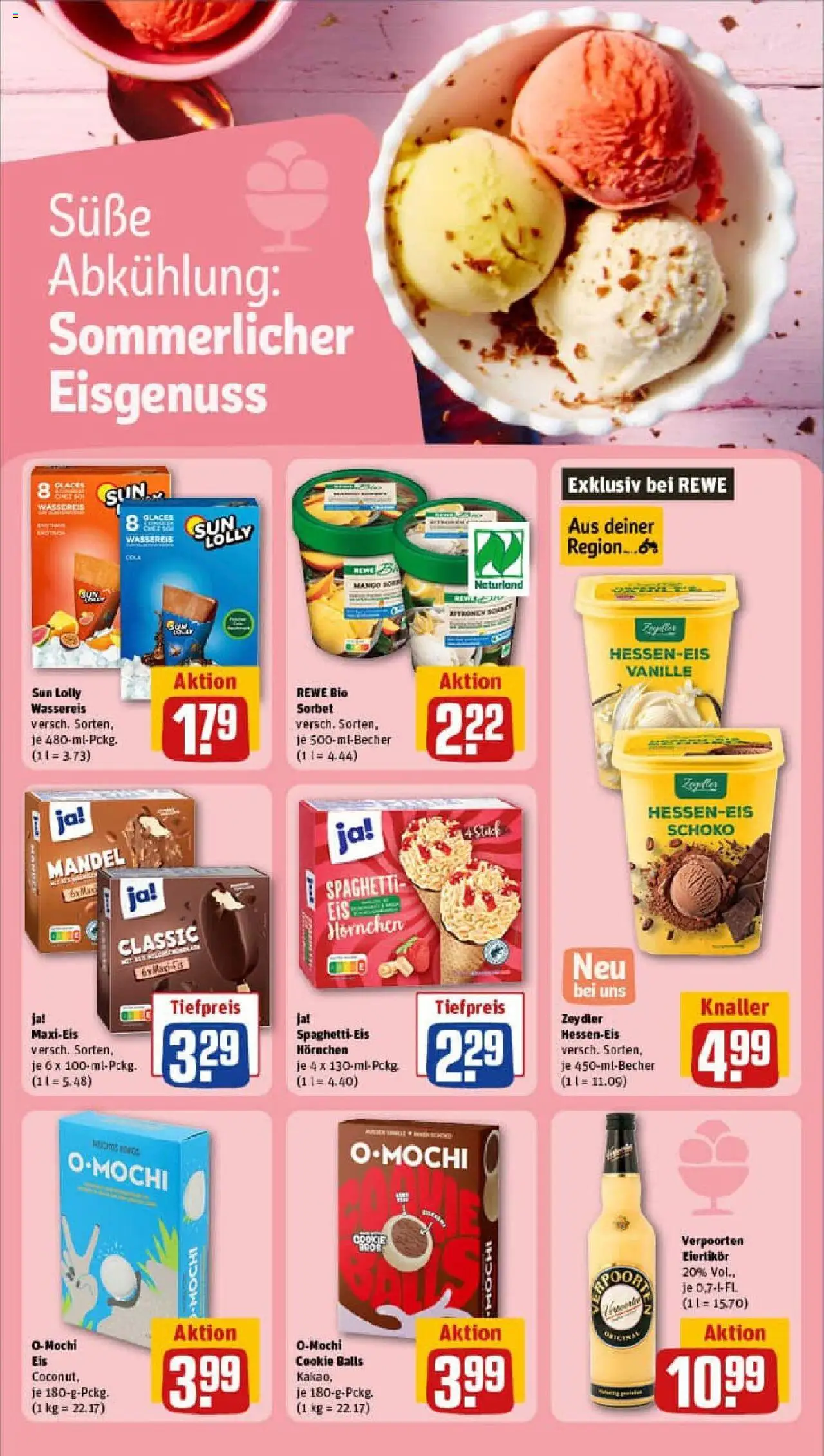 Rewe prospekt Bad Kreuznach	 - gültig ab dem 13.07.2025 | Seite: 17 | Produkte: Cola, Mango, Eis, Mochi