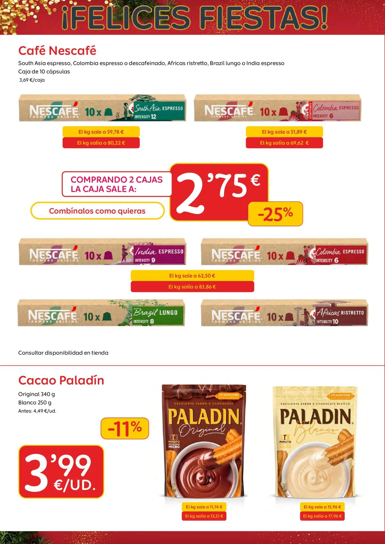 AhorraMas folleto │ válido desde el 26.12.2025 | Página: 20 | Productos: Café, Chocolate, Φρυγανιές σικάλεως, Caja