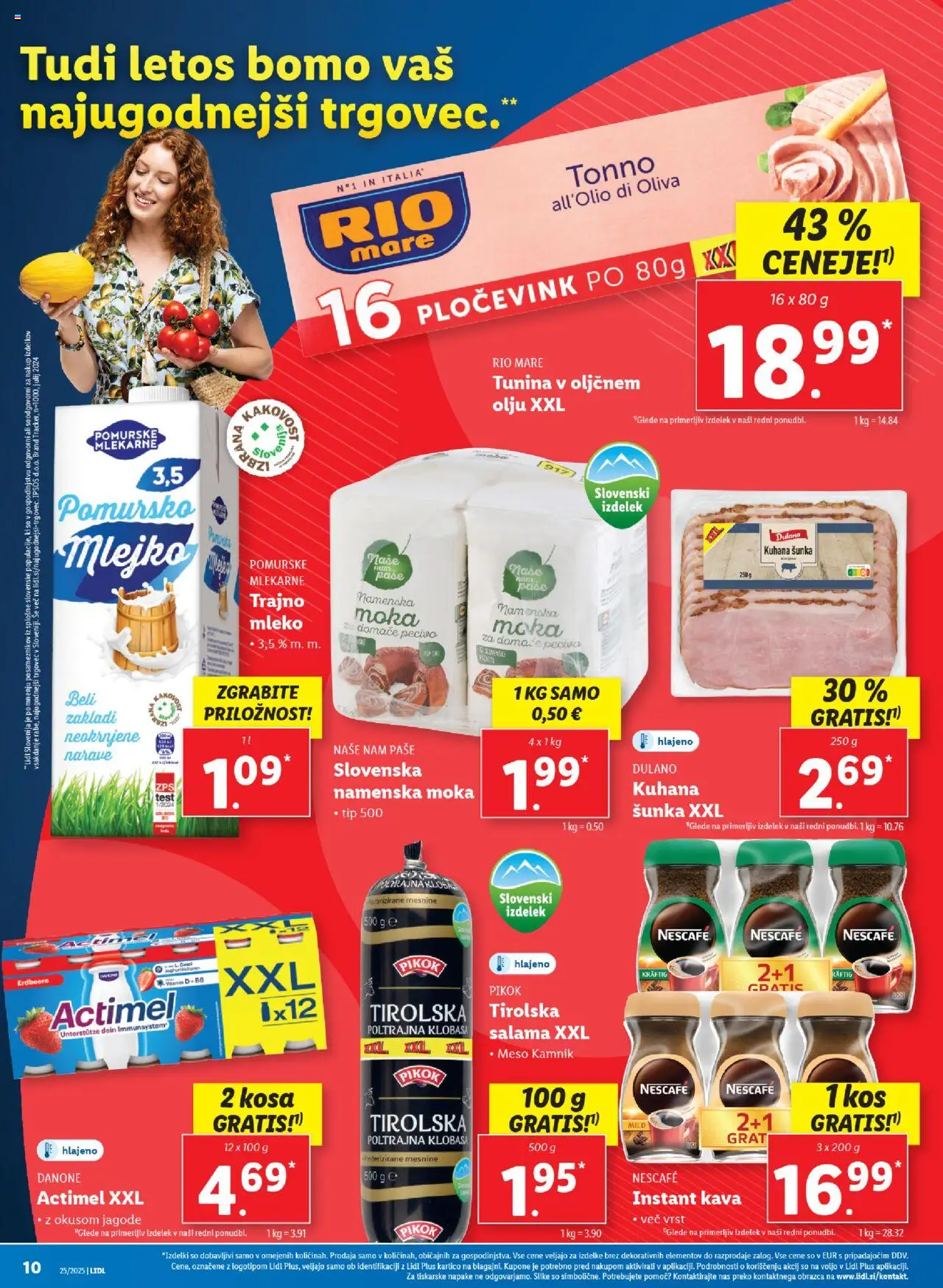 Lidl katalog │ velja od 19.06.2025 | Stran: 12 | Izdelki: Kava, Salama, Sunka, Jagode