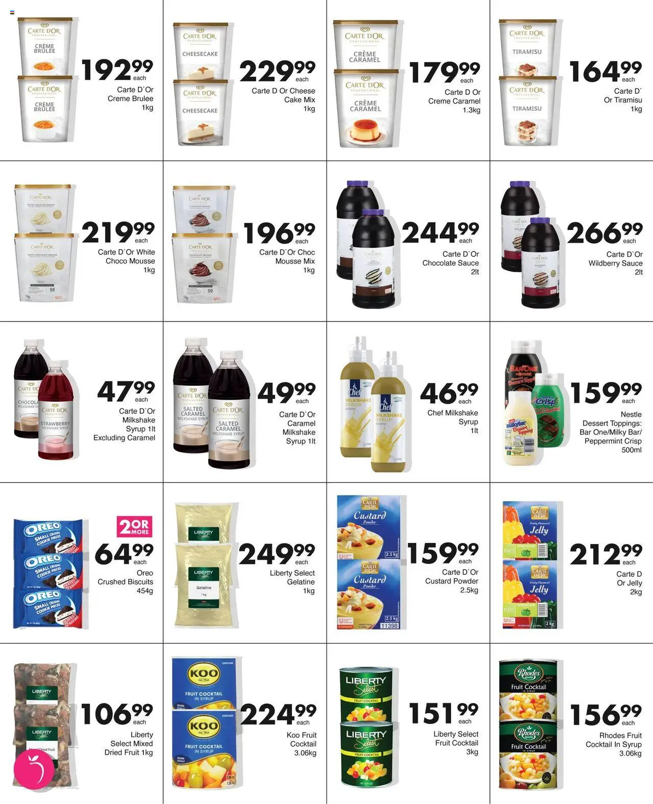 Save Catering Specials  │ valid from 04.08.2025 | Page: 3 | Products: Pó talco, Cheese, Chocolate, Caramel