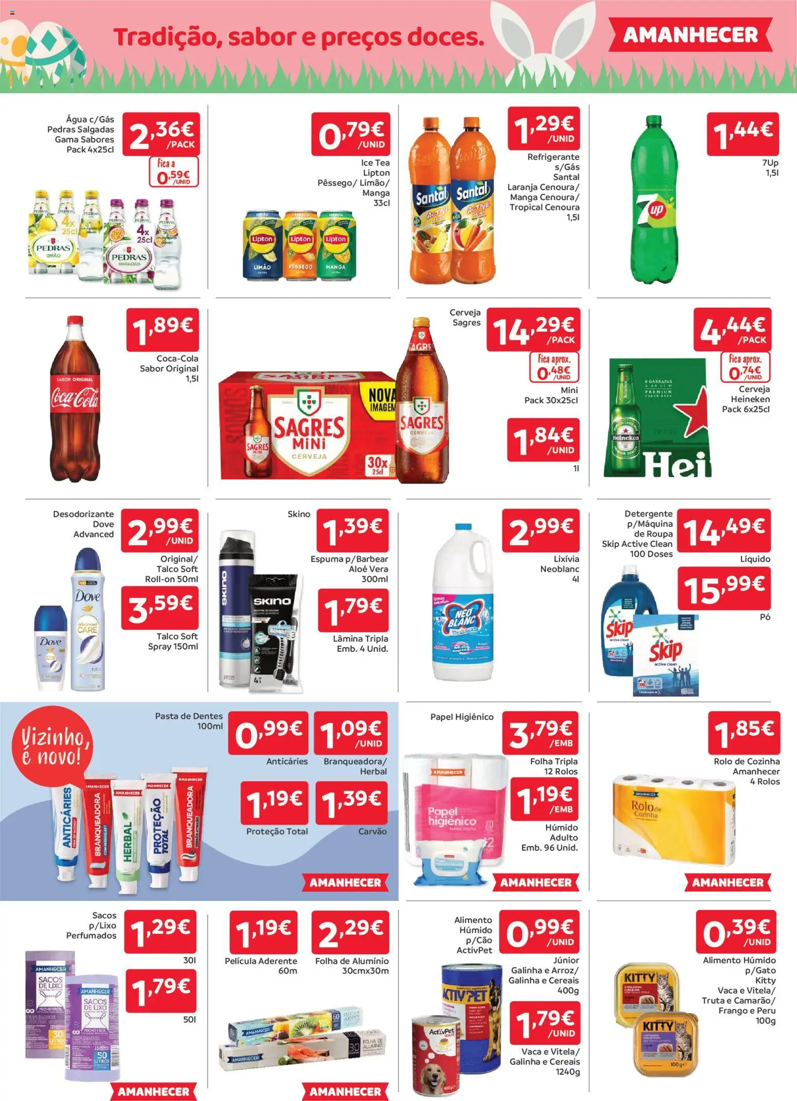 Amanhecer folheto │ válido de 26.03.2026 | Página: 7 | Produtos: Papel higiénico, Frango, Detergente, Cenoura