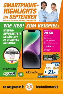 Expert  Smarthphone Highlights im September gültig ab dem 01.09.2025