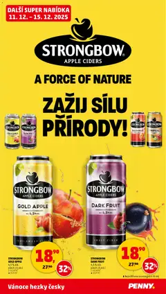 Náhled letáku Penny Market leták - Čtvrtečník od 11.12.2025 | Strana: 33 | Produkty: Apple, Plech, Strongbow, Cider Strongbow