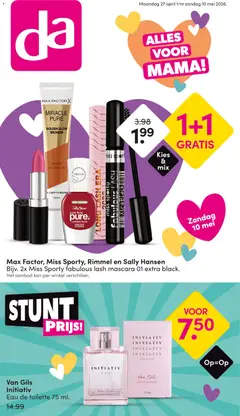 Da folder - Voorbeeld van een folder van Da, geldig van 27.04.2026